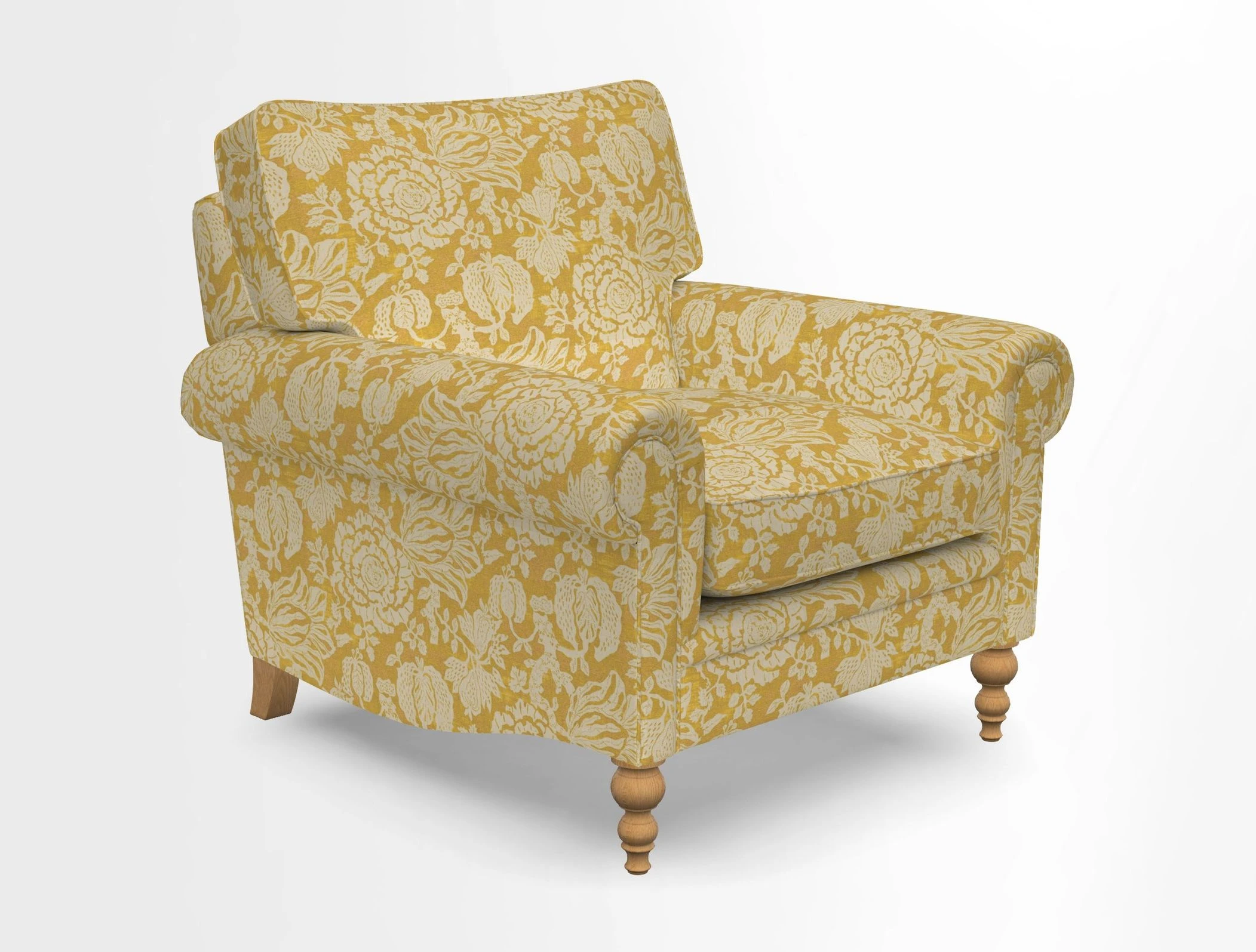 Aldingbourne Chair in Grain Sack Stripe Linen Red