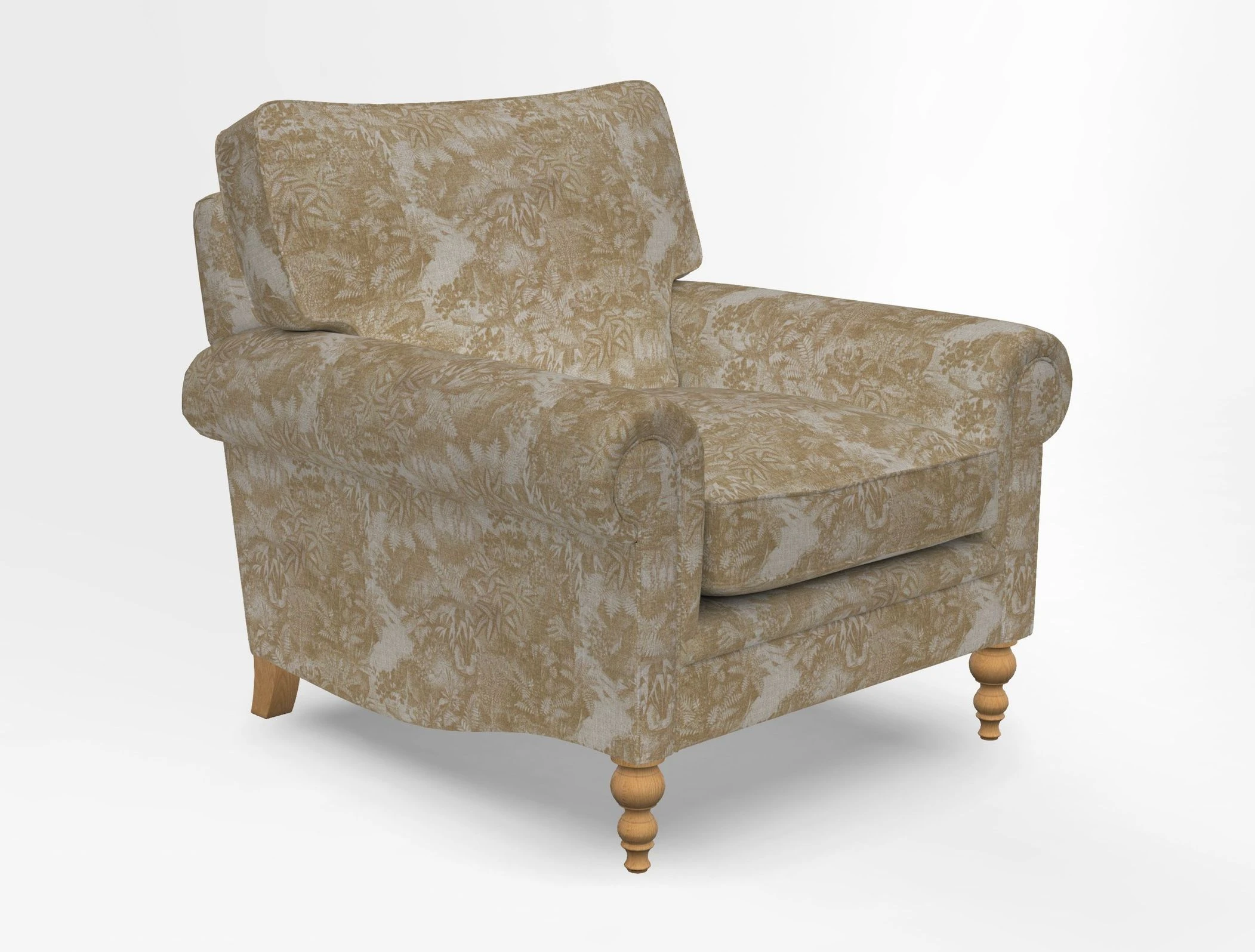 Aldingbourne Chair in Grain Sack Stripe Linen Red
