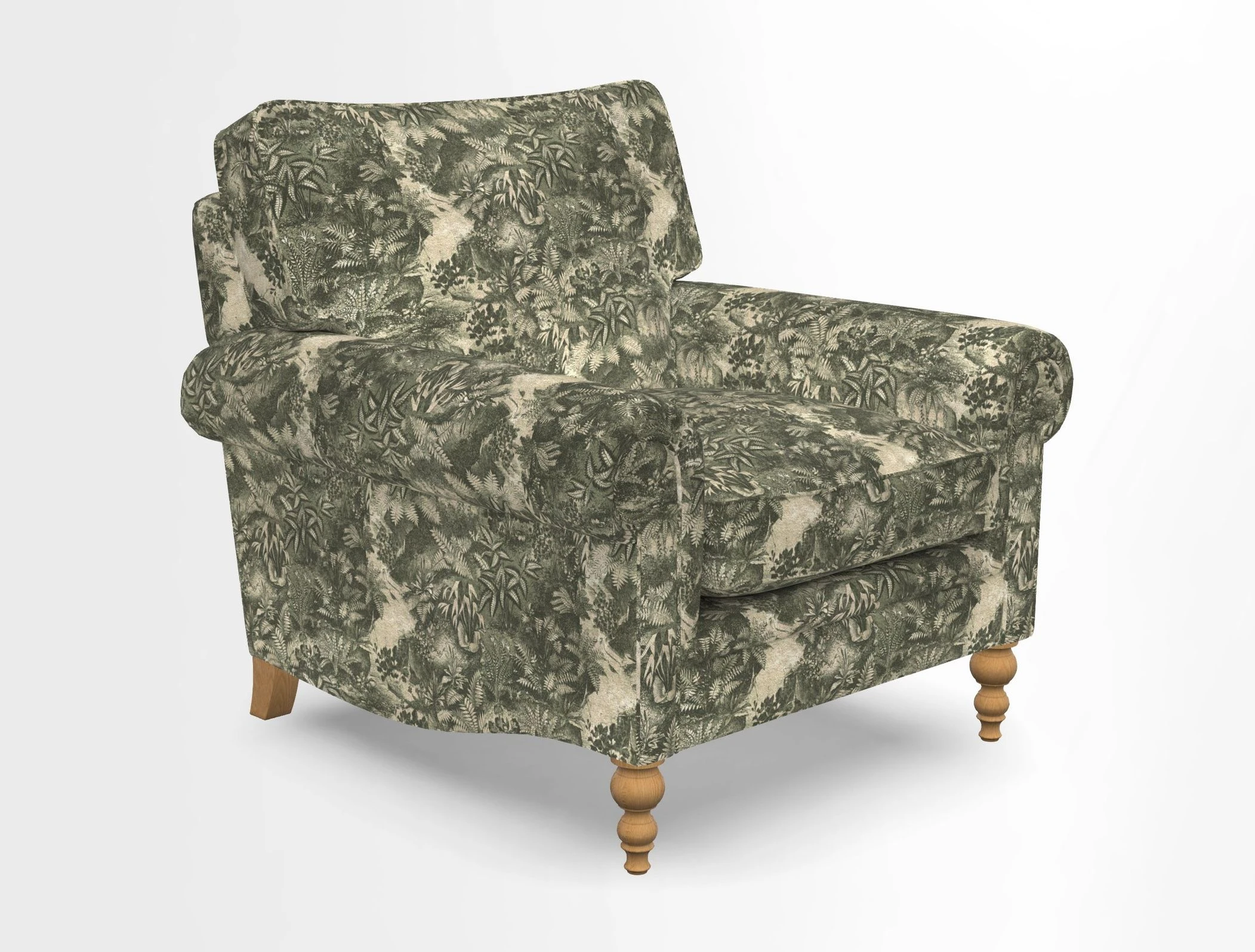 Aldingbourne Chair in Grain Sack Stripe Linen Red