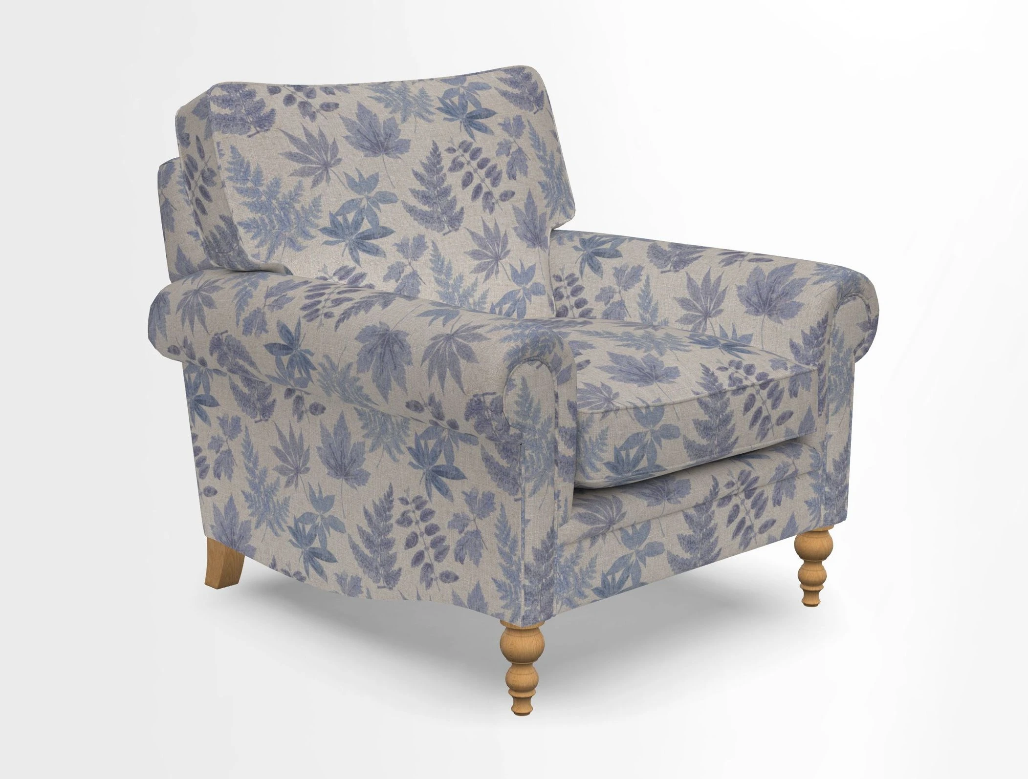 Aldingbourne Chair in Grain Sack Stripe Linen Red
