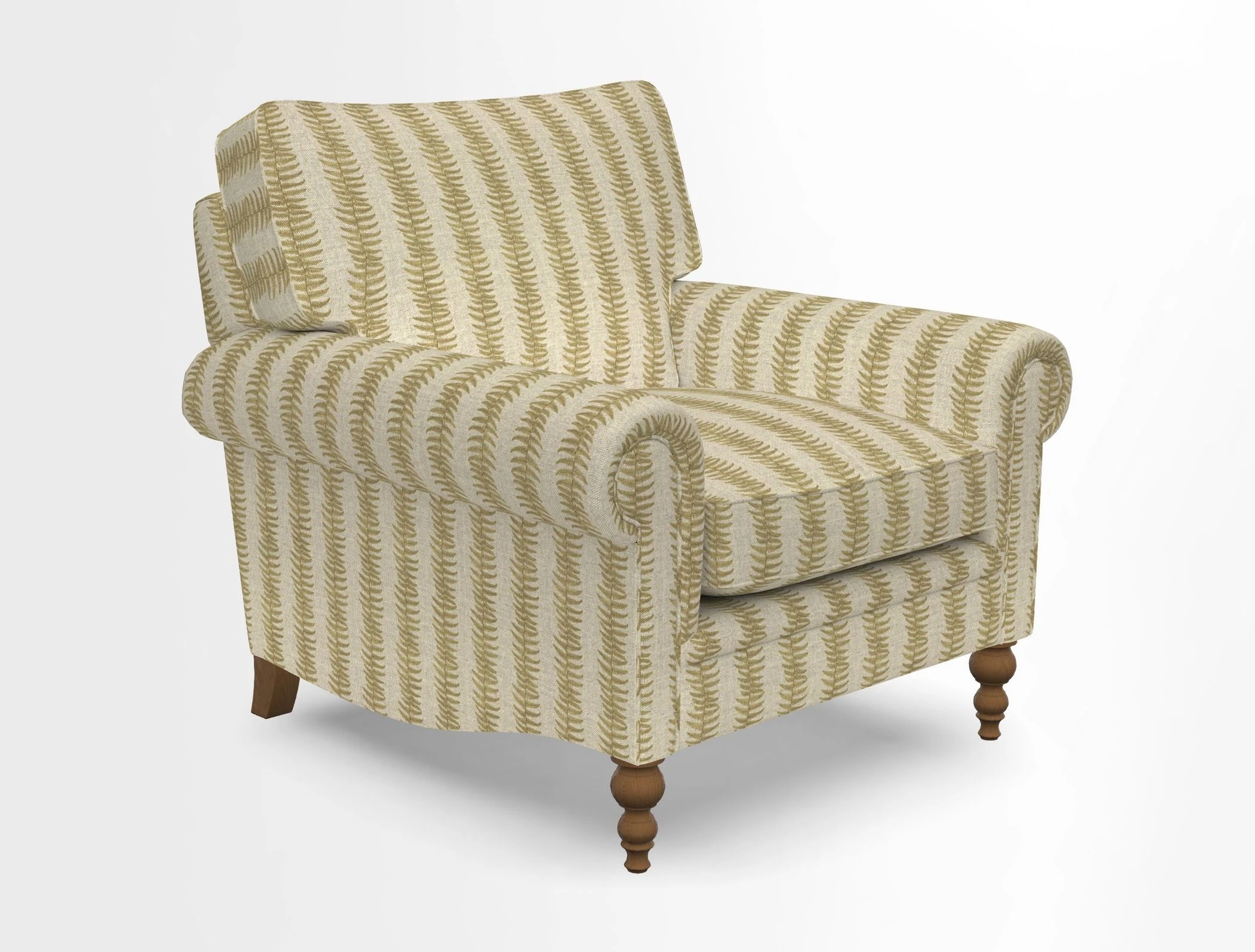 Aldingbourne Chair in Grain Sack Stripe Linen Red