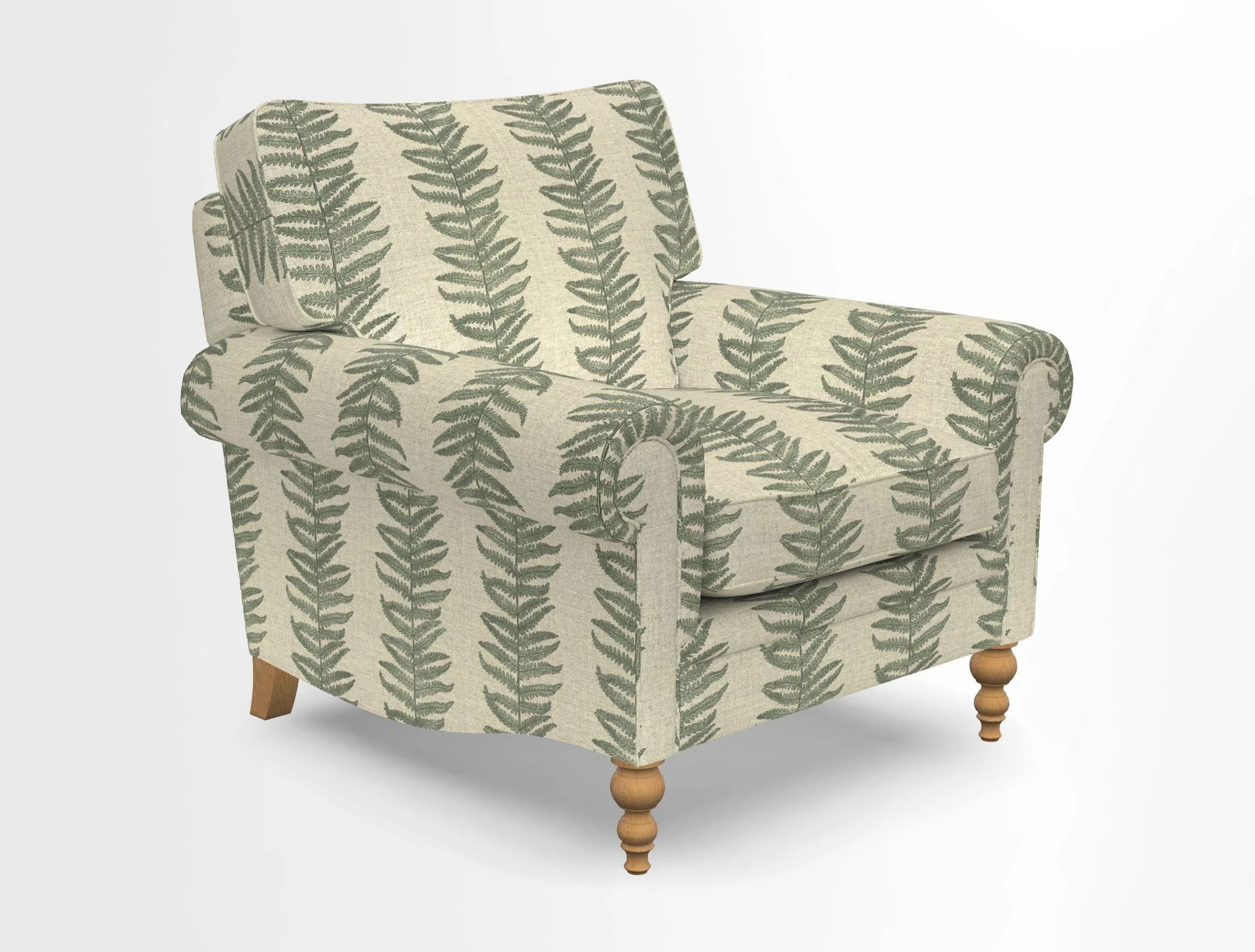 Aldingbourne Chair in Grain Sack Stripe Linen Red