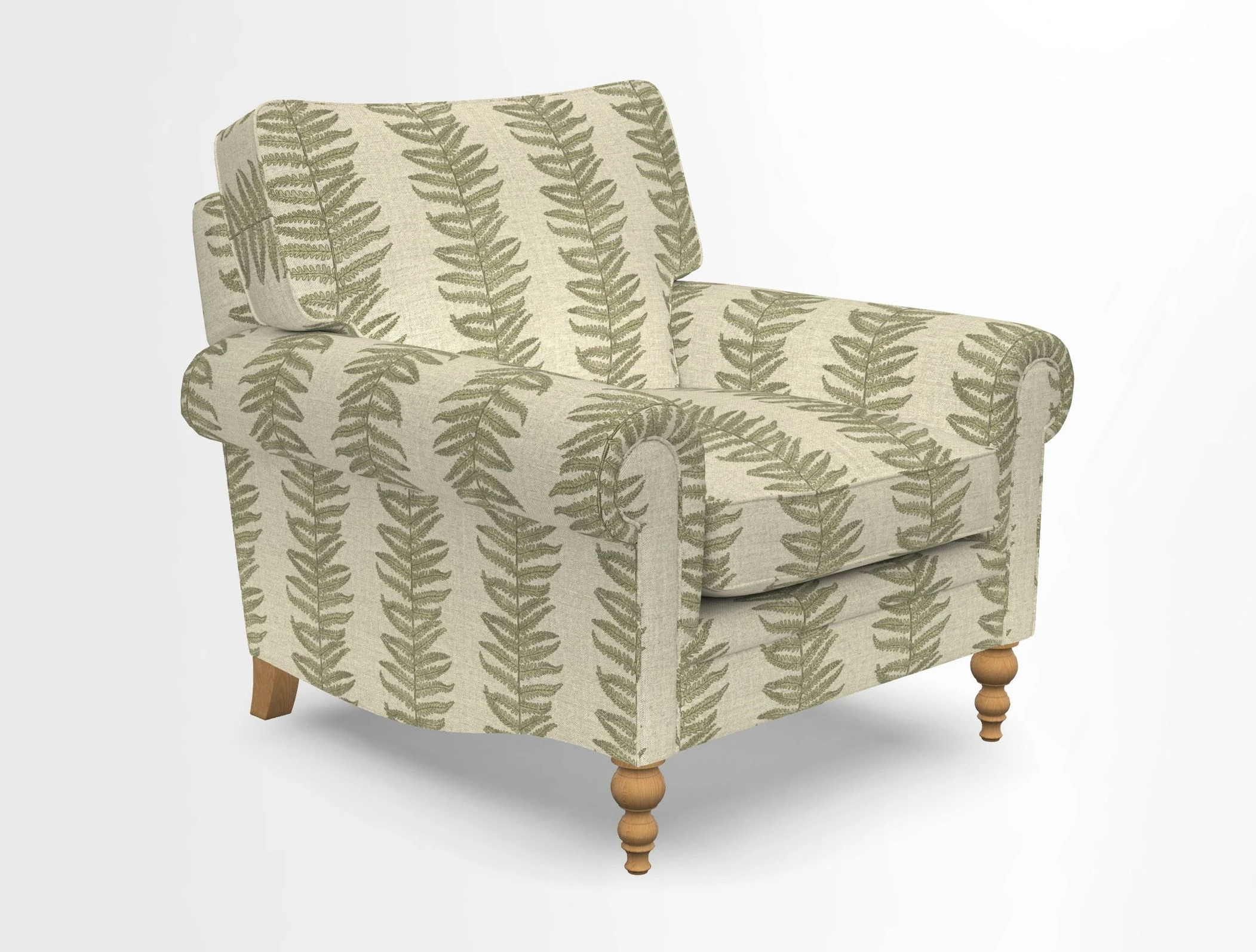 Aldingbourne Chair in Grain Sack Stripe Linen Red
