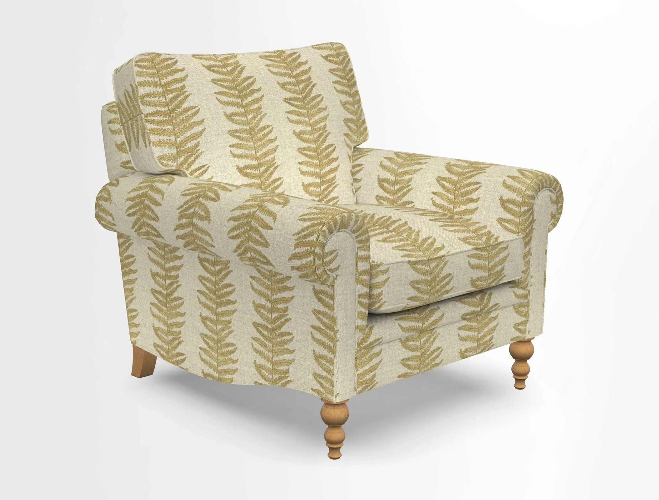 Aldingbourne Chair in Grain Sack Stripe Linen Red