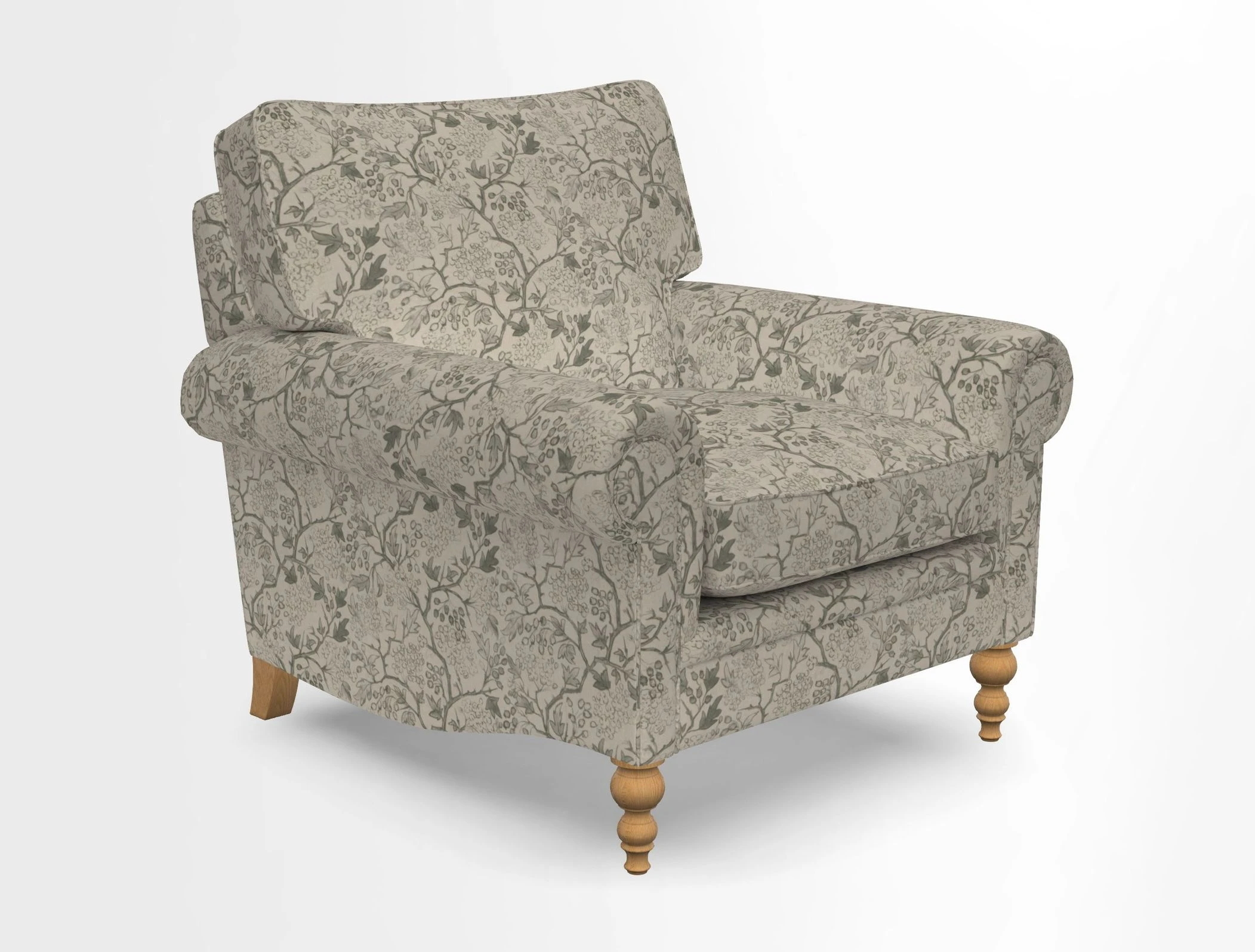 Aldingbourne Chair in Grain Sack Stripe Linen Red
