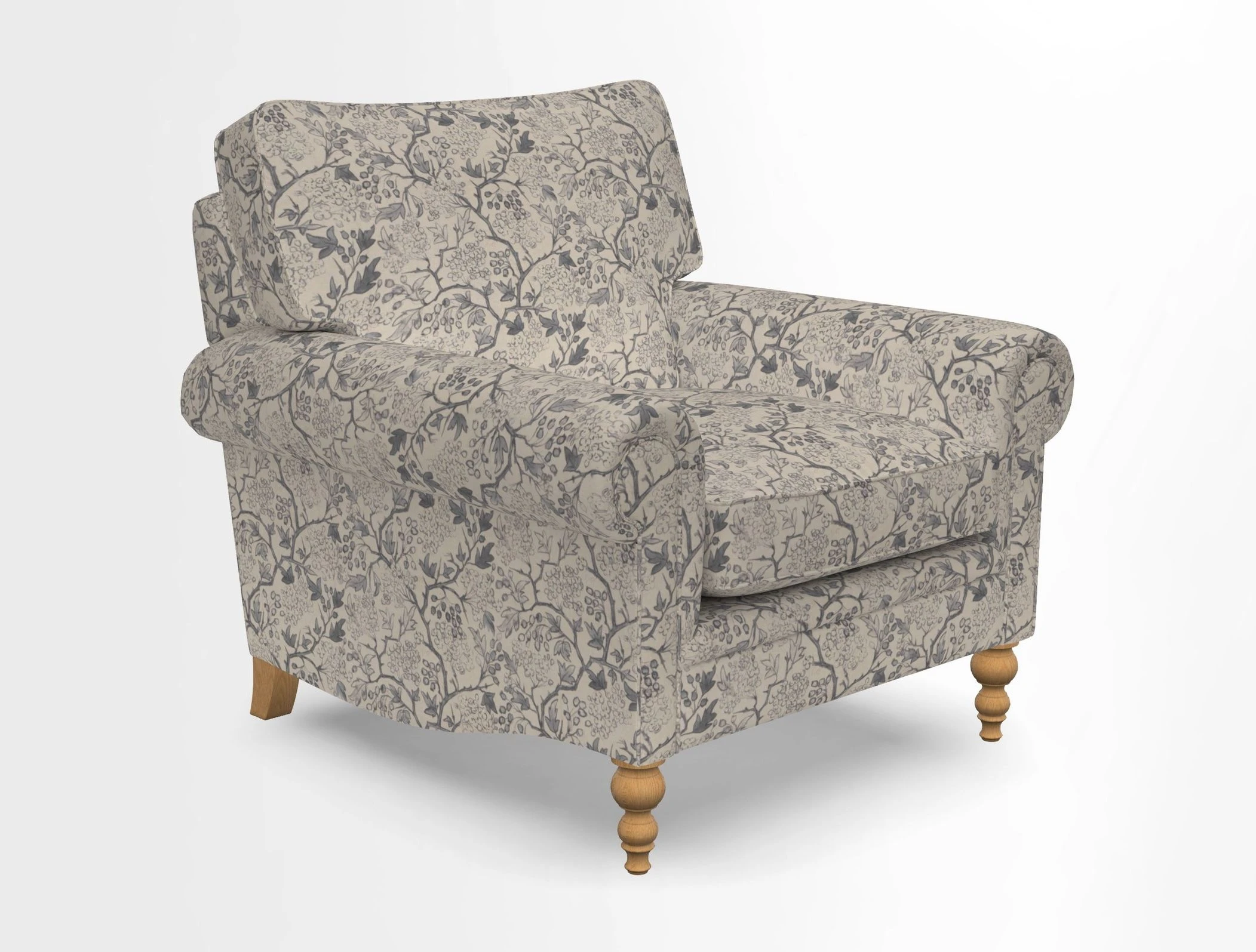 Aldingbourne Chair in Grain Sack Stripe Linen Red