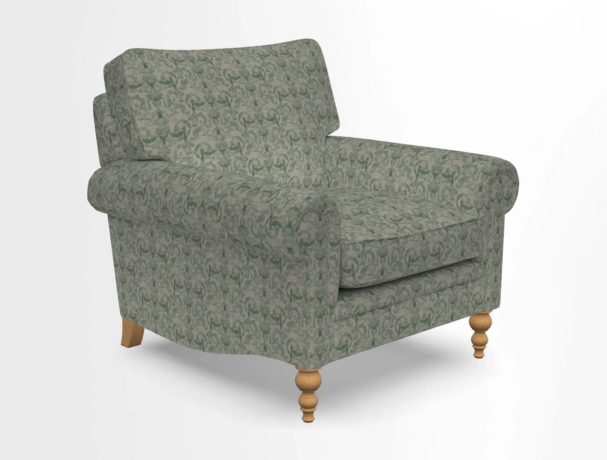 Aldingbourne Chair in Grain Sack Stripe Linen Red