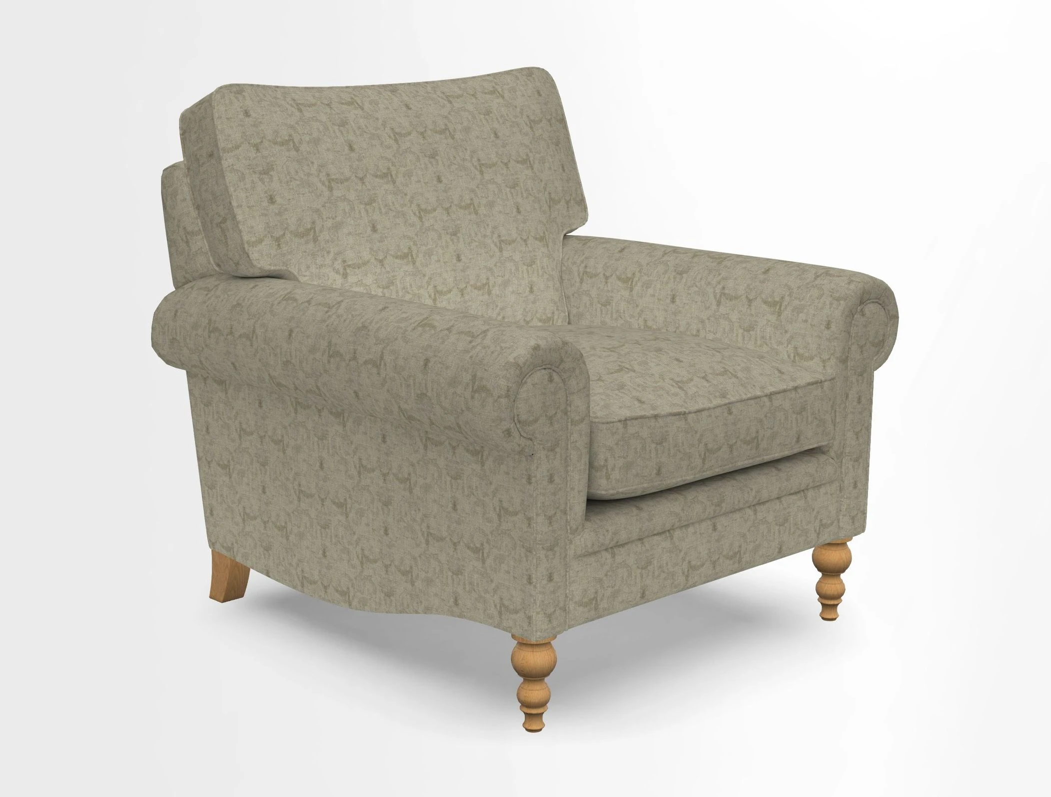 Aldingbourne Chair in Grain Sack Stripe Linen Red