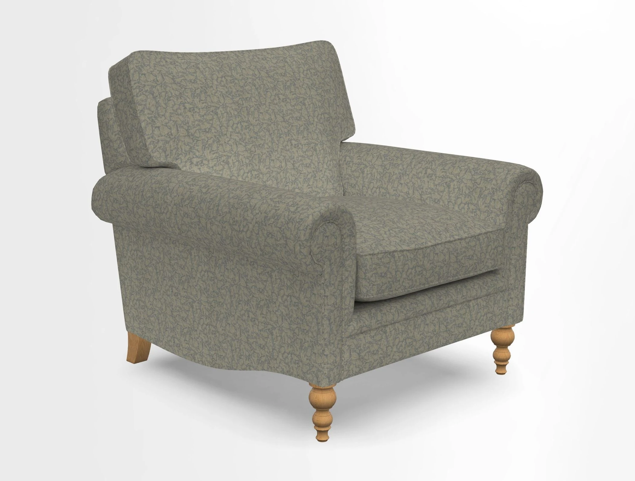 Aldingbourne Chair in Grain Sack Stripe Linen Red