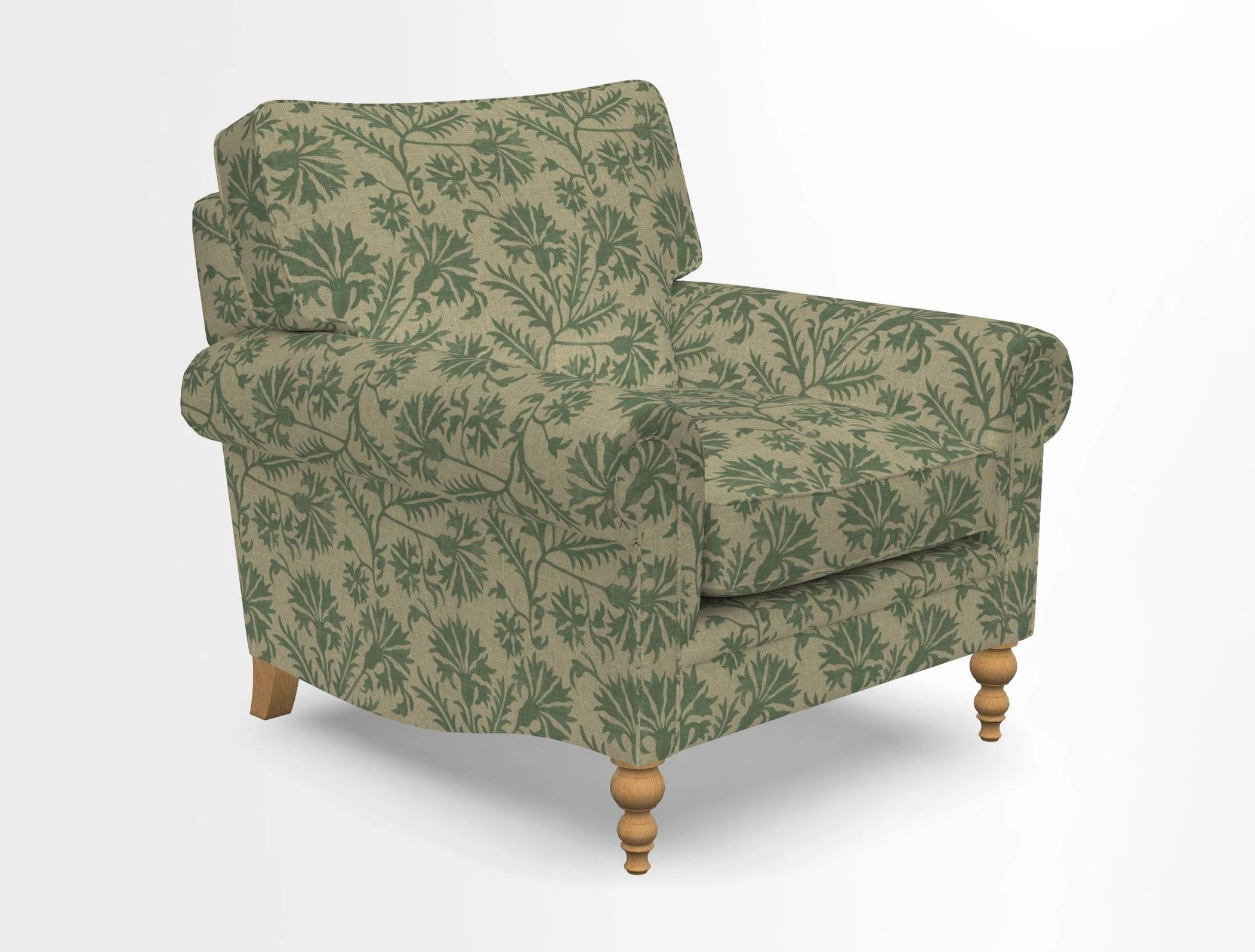 Aldingbourne Chair in Grain Sack Stripe Linen Red