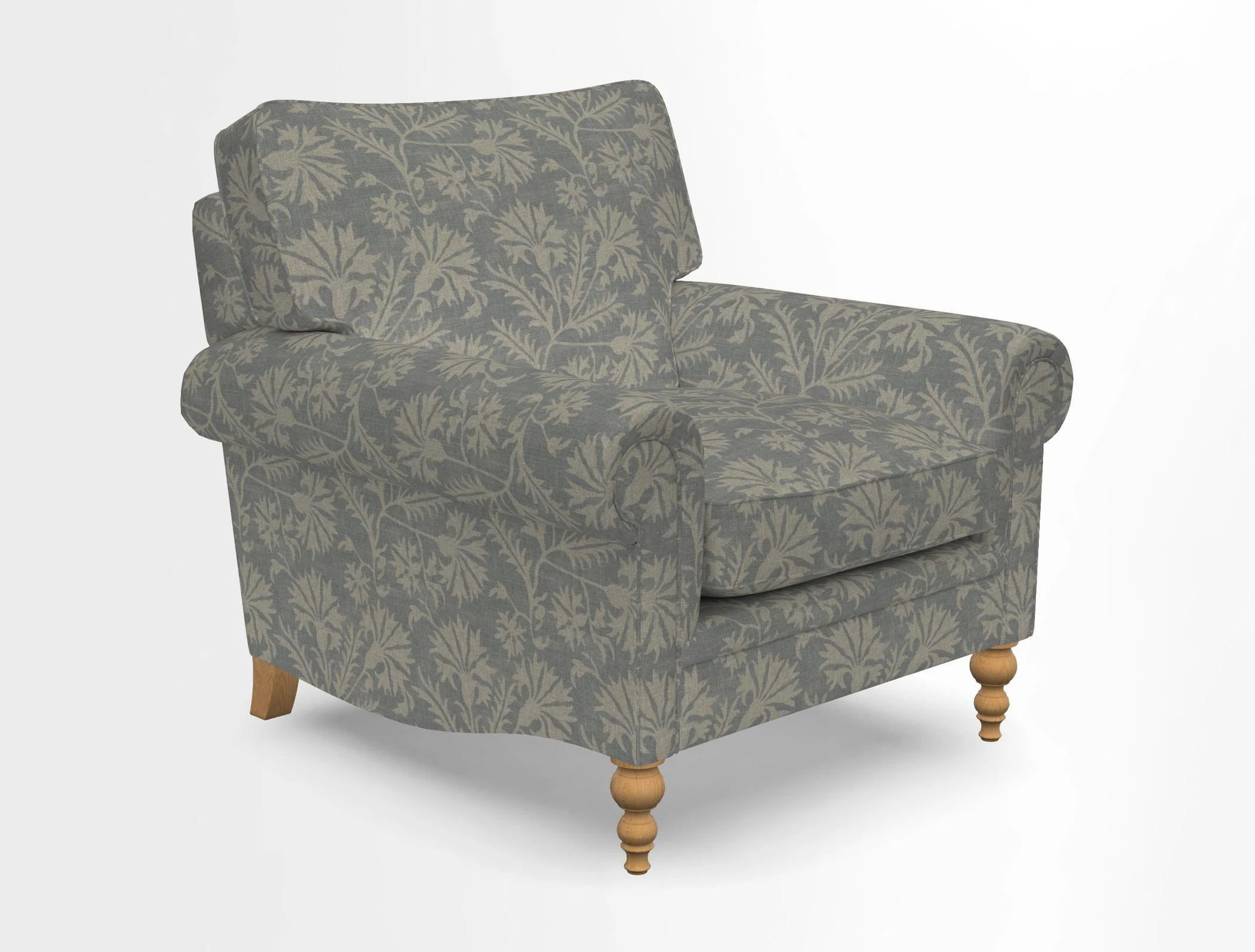 Aldingbourne Chair in Grain Sack Stripe Linen Red