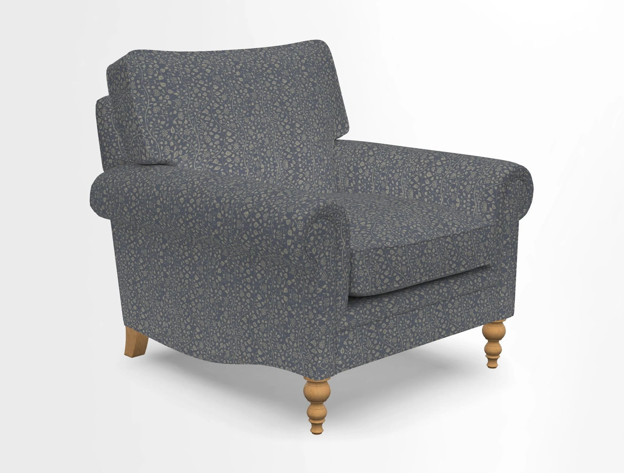 Aldingbourne Chair in Grain Sack Stripe Linen Red