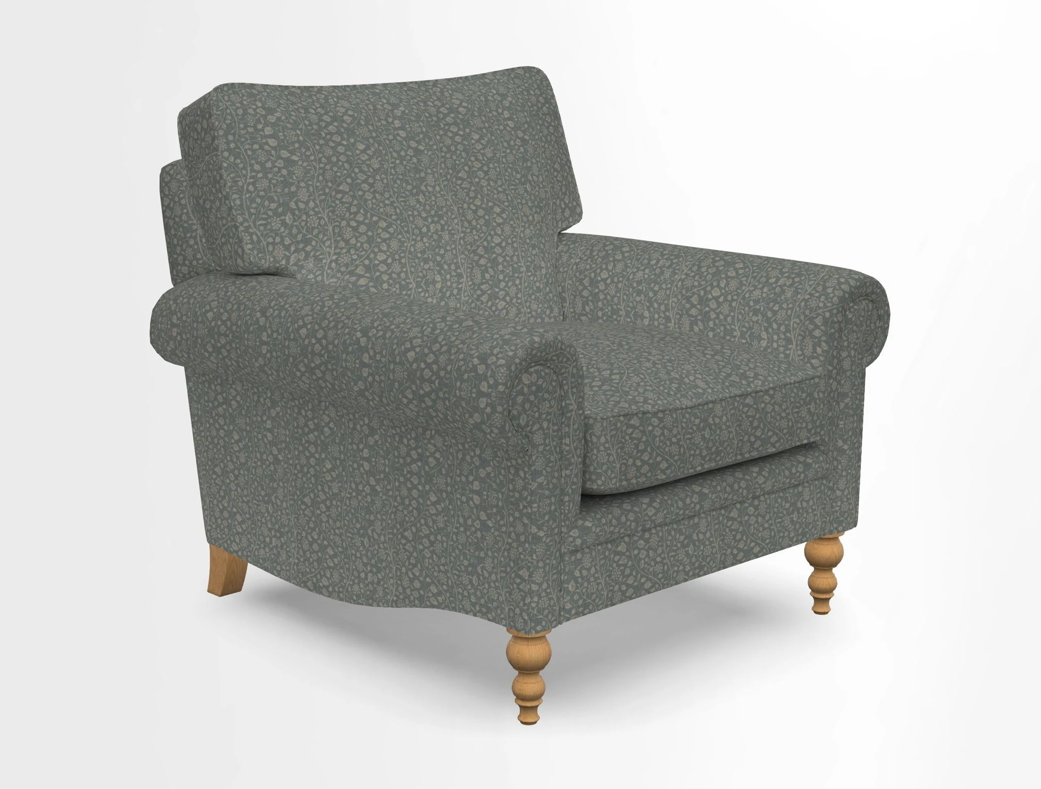 Aldingbourne Chair in Grain Sack Stripe Linen Red