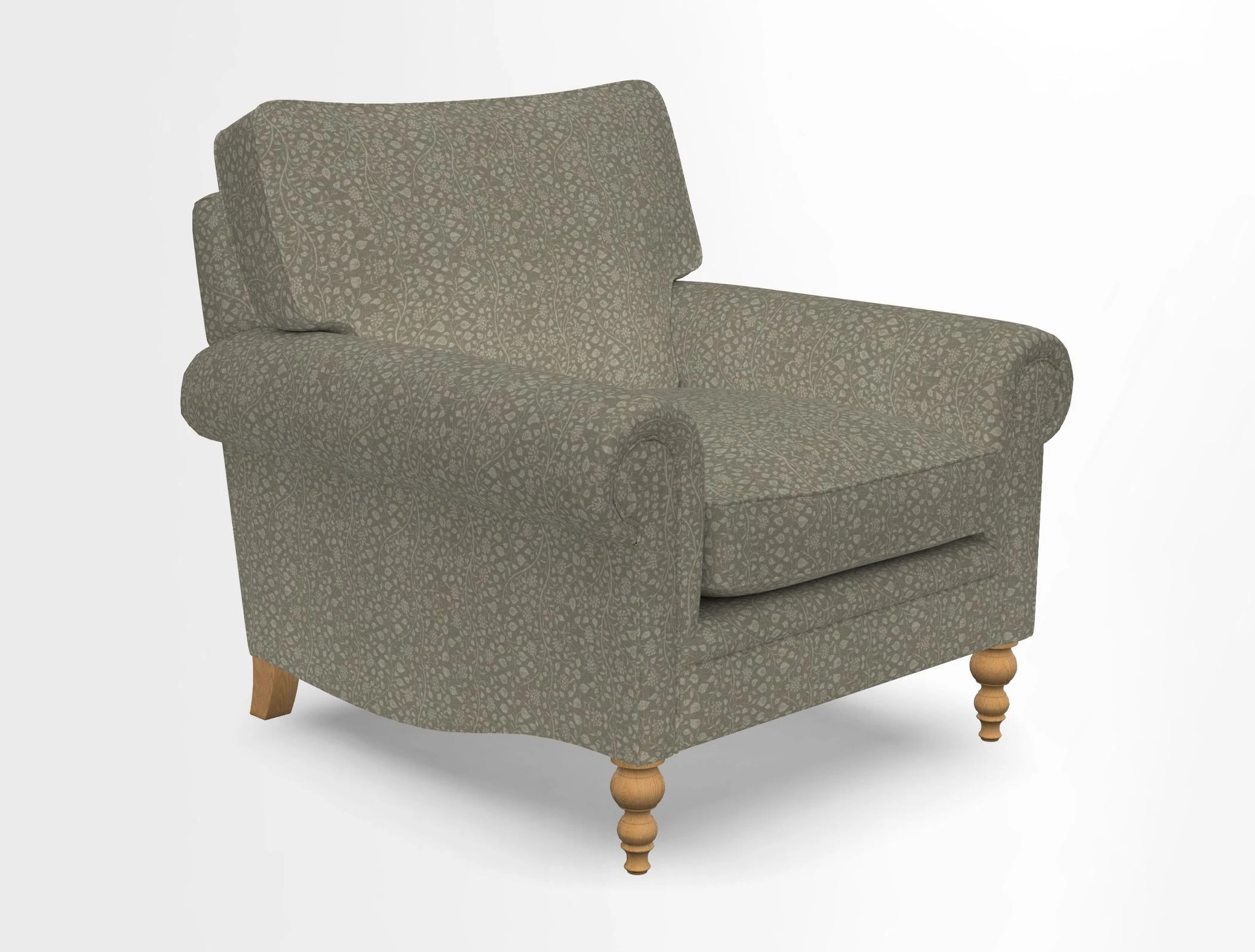 Aldingbourne Chair in Grain Sack Stripe Linen Red
