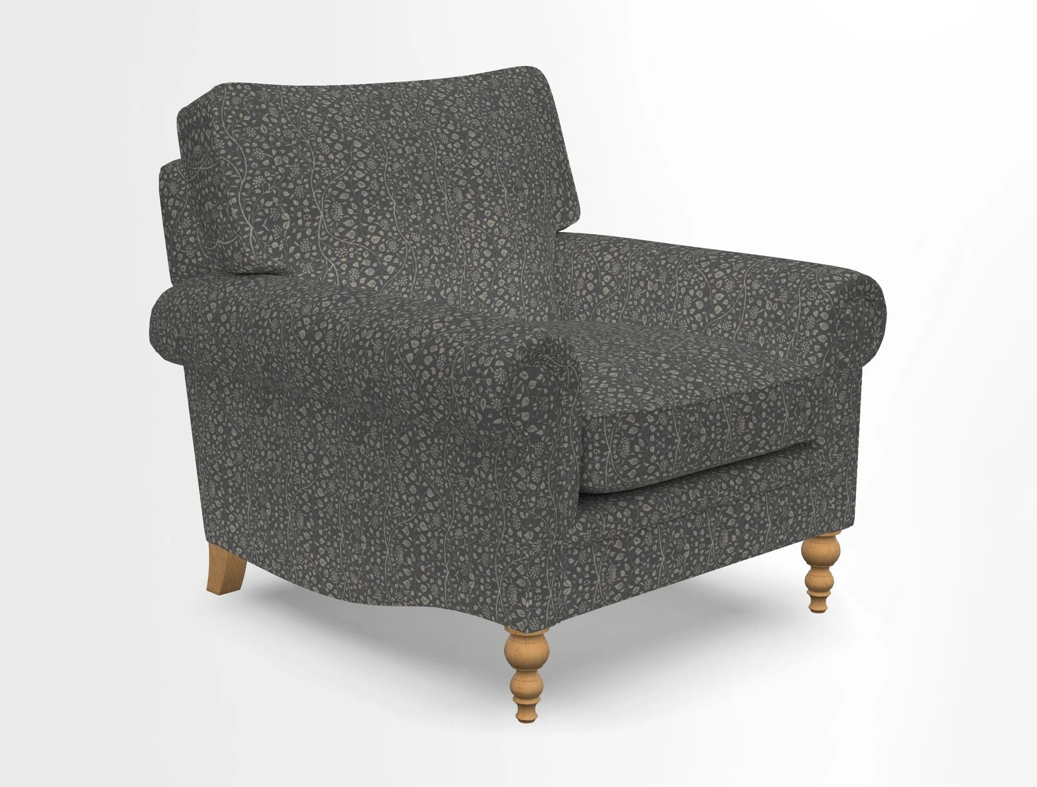 Aldingbourne Chair in Grain Sack Stripe Linen Red
