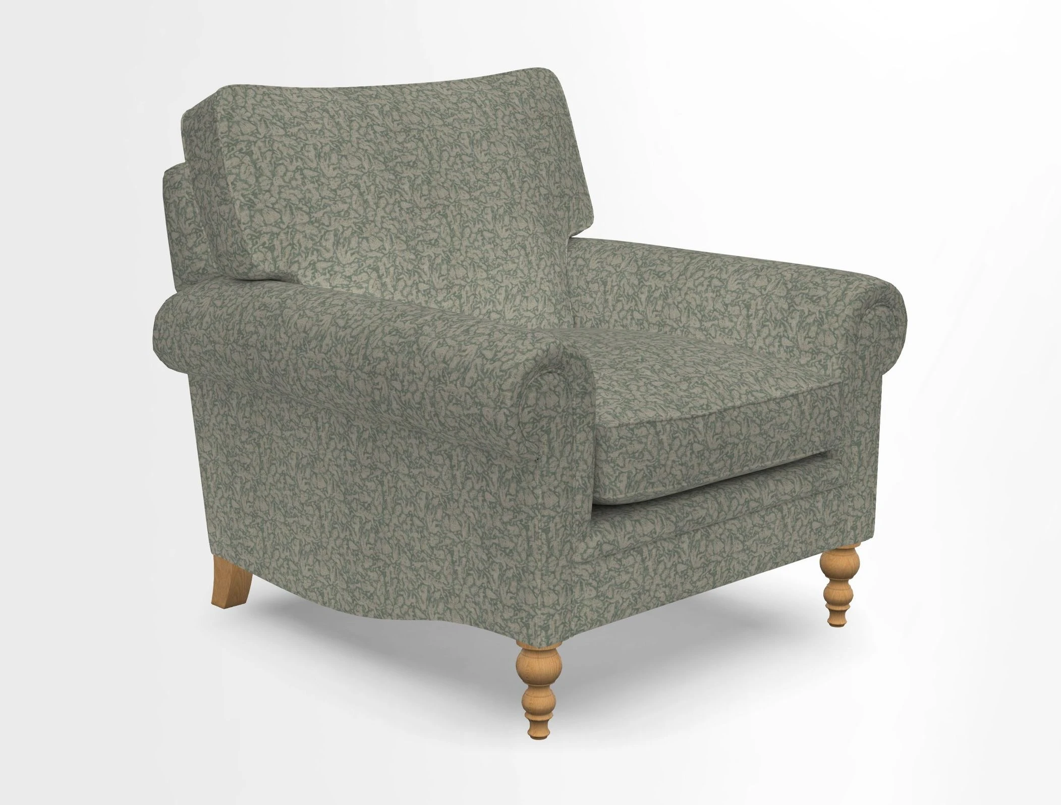 Aldingbourne Chair in Grain Sack Stripe Linen Red