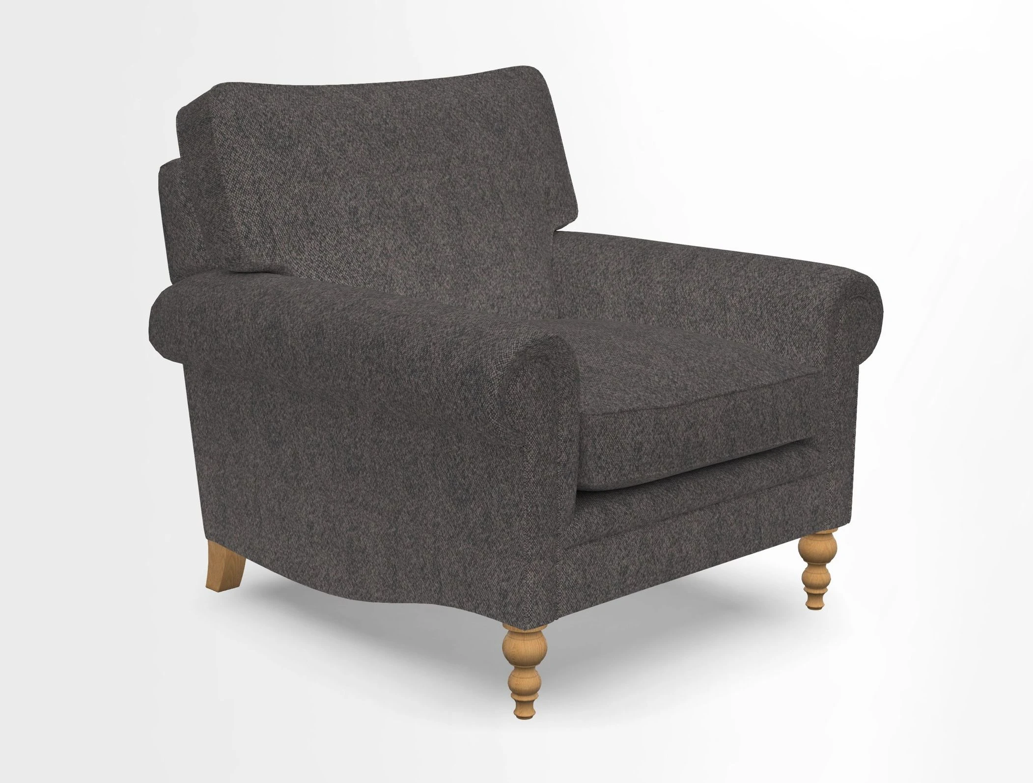 Aldingbourne Chair in Grain Sack Stripe Linen Red