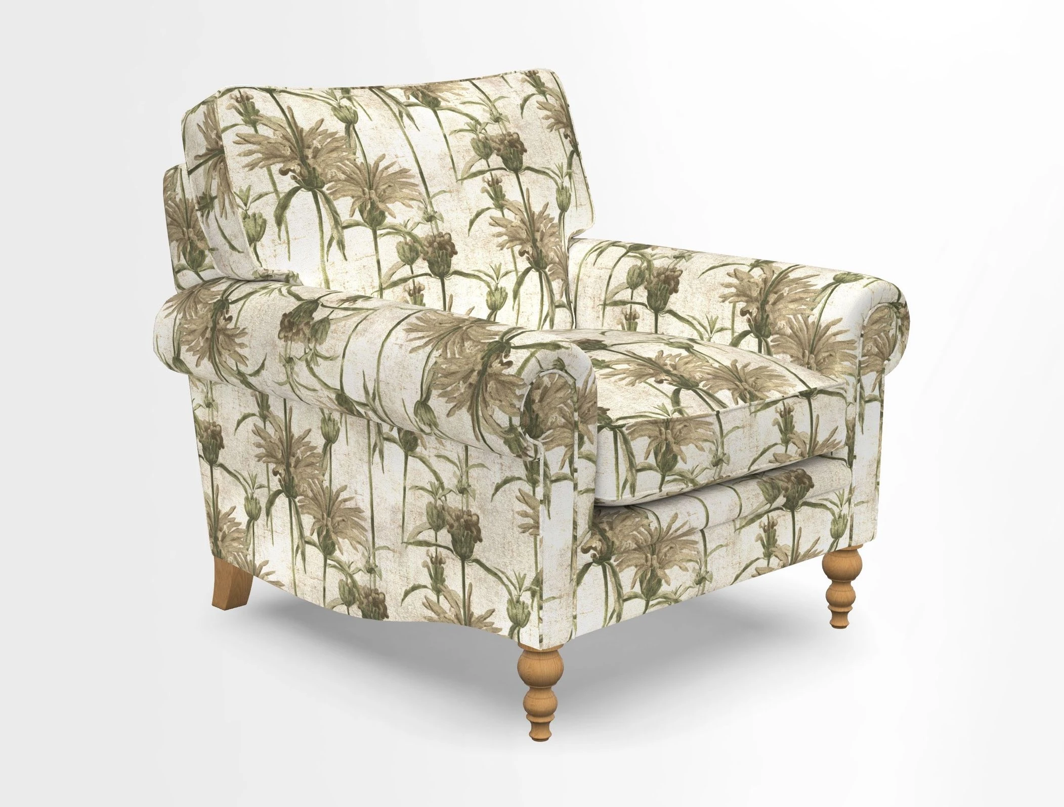 Aldingbourne Chair in Grain Sack Stripe Linen Red