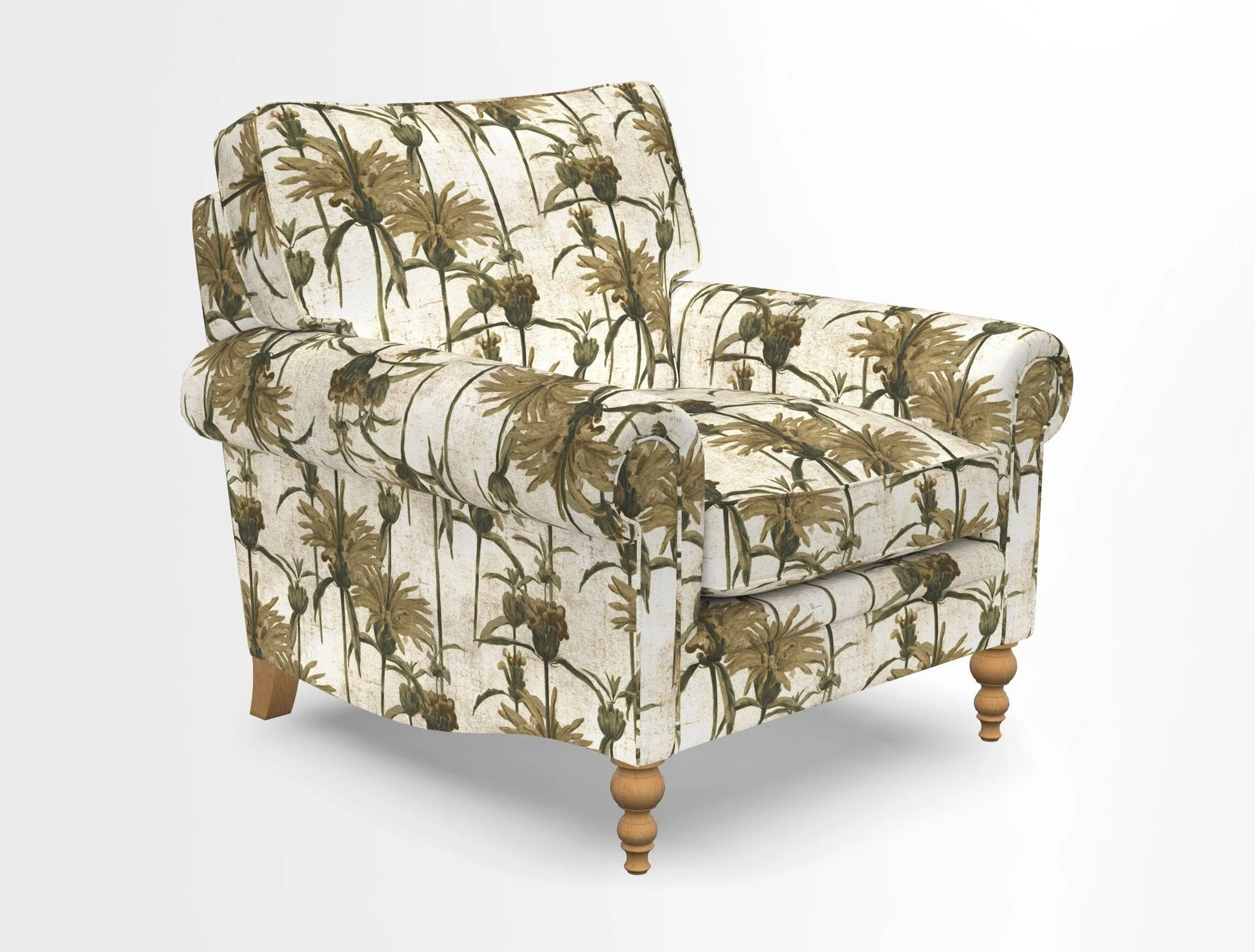 Aldingbourne Chair in Grain Sack Stripe Linen Red