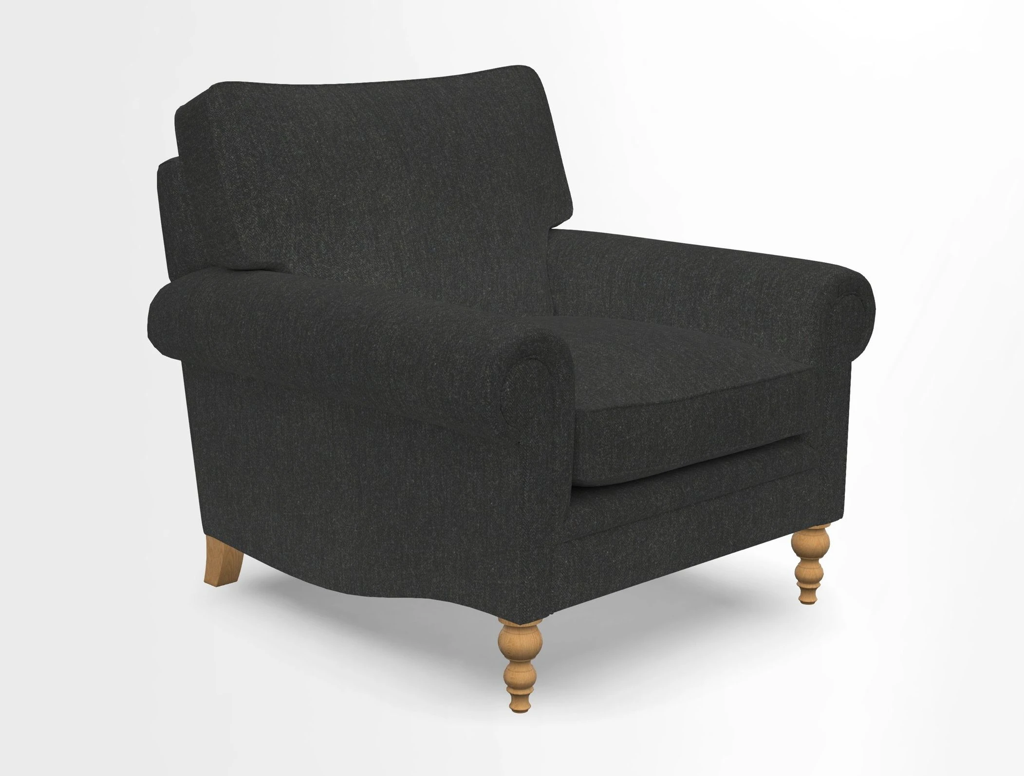 Aldingbourne Chair in Grain Sack Stripe Linen Red