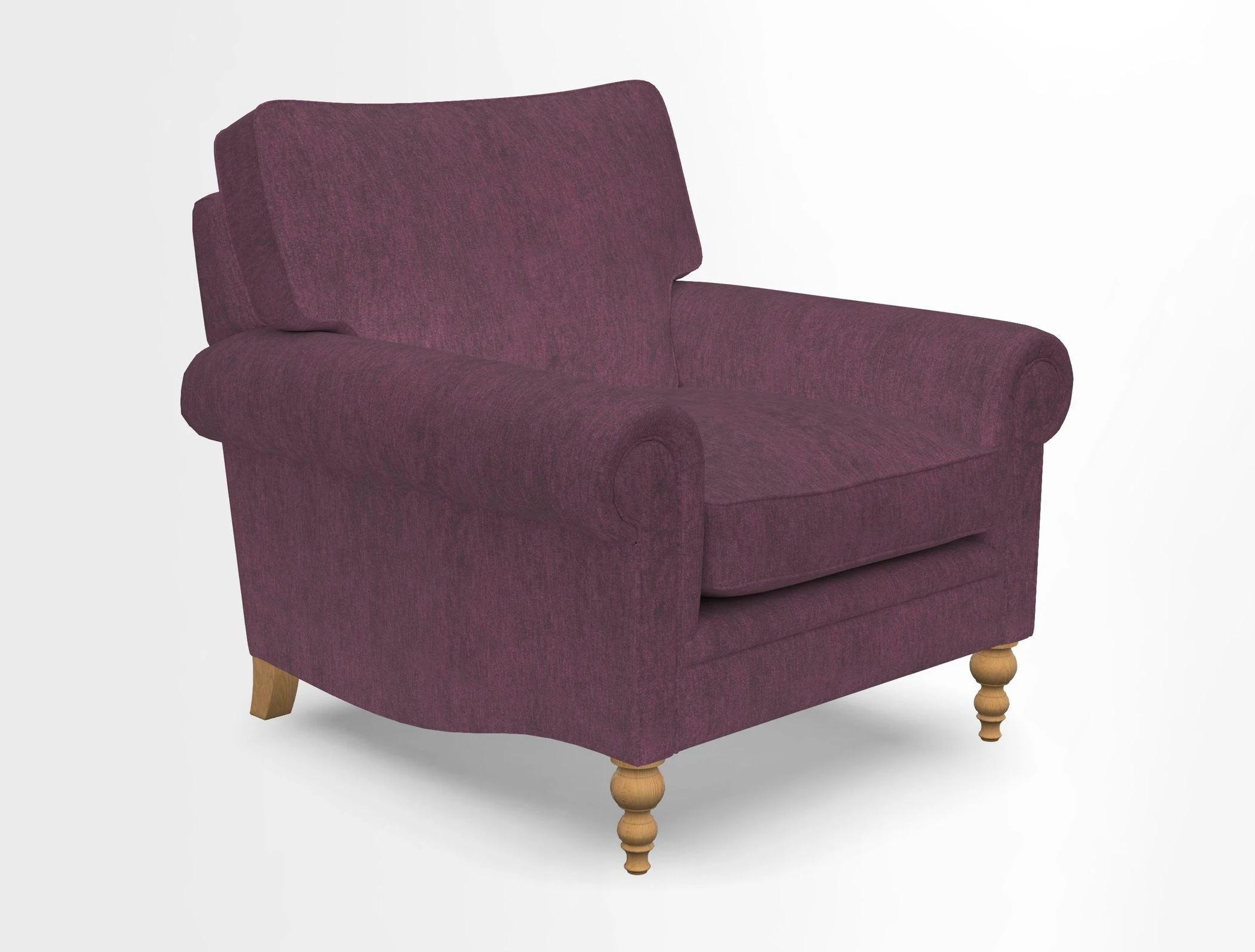 Aldingbourne Chair in Grain Sack Stripe Linen Red