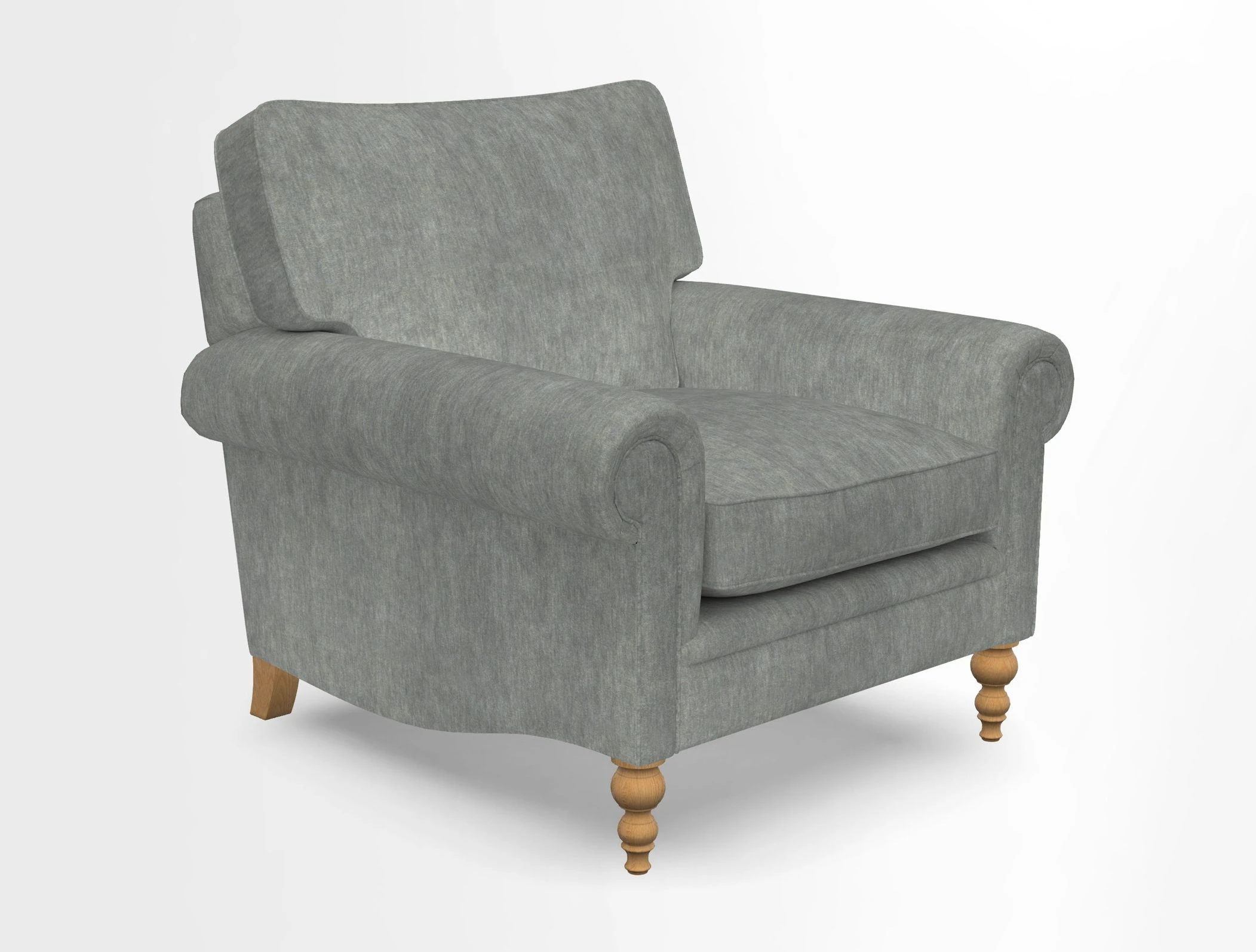 Aldingbourne Chair in Grain Sack Stripe Linen Red