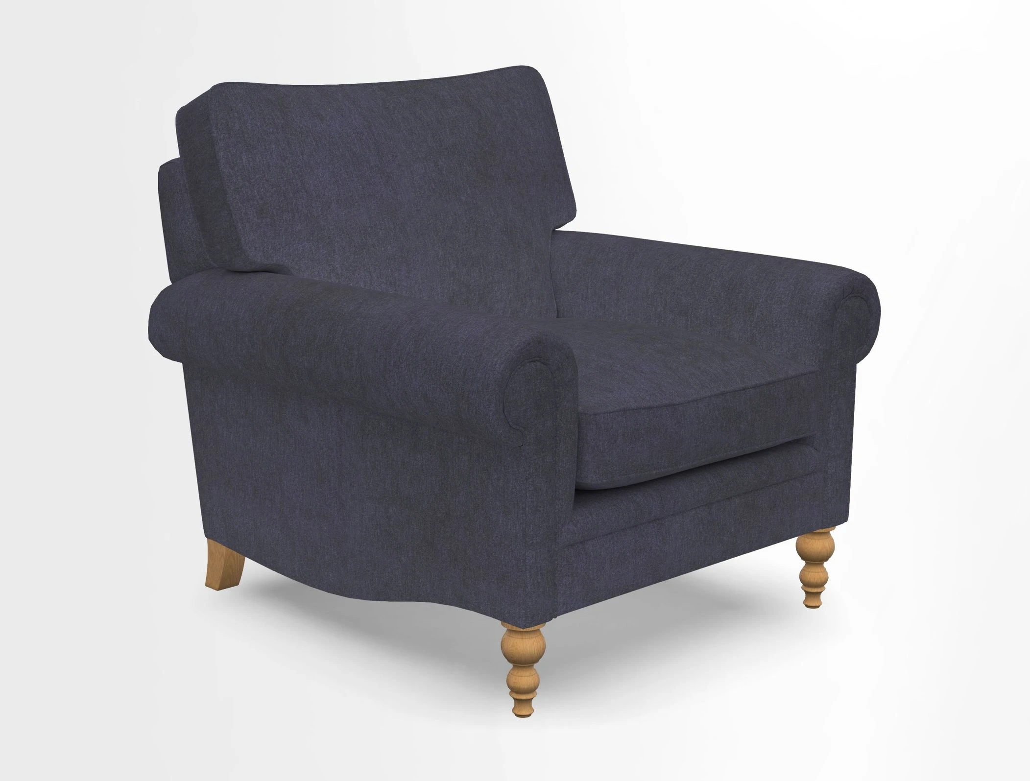 Aldingbourne Chair in Grain Sack Stripe Linen Red