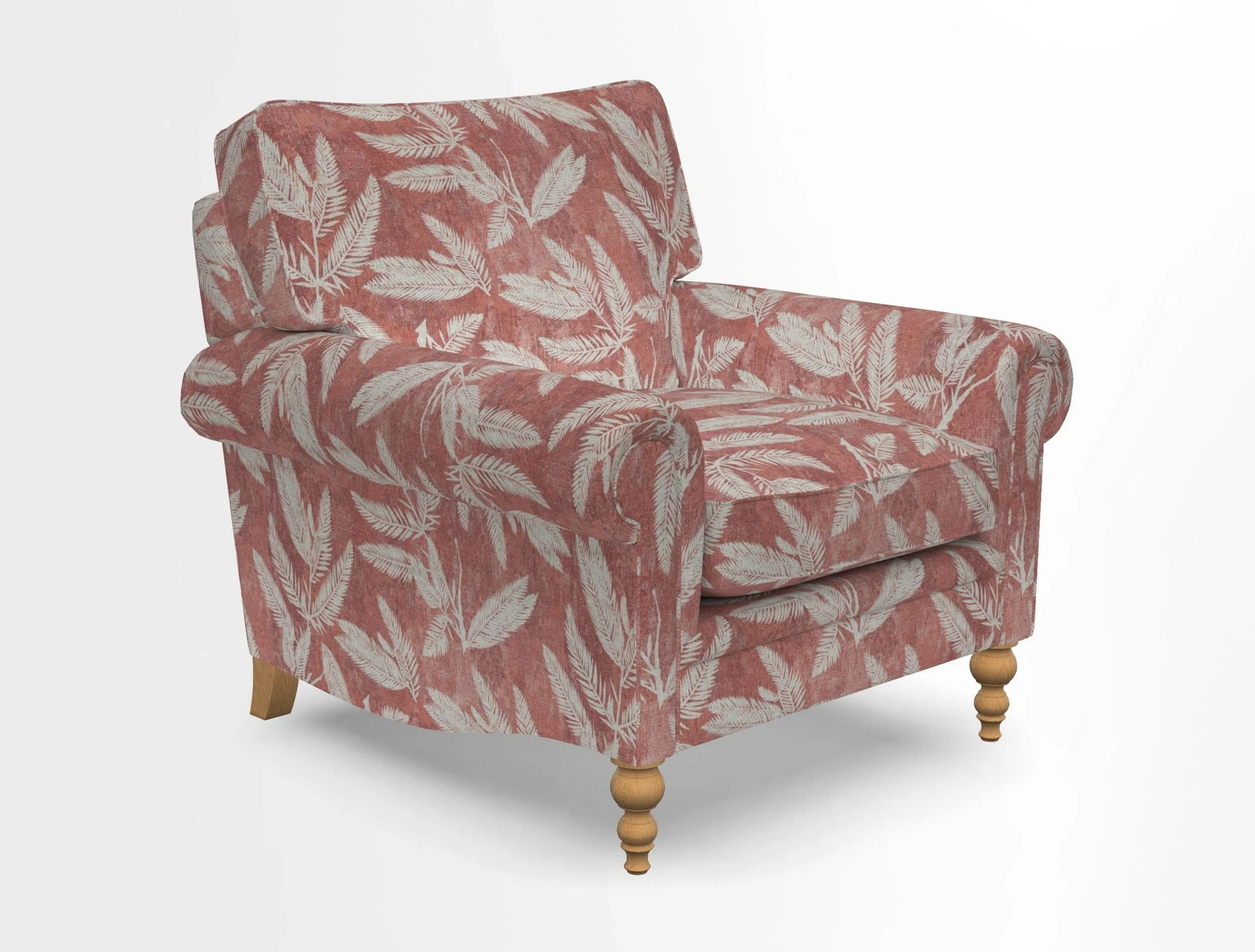 Aldingbourne Chair in Grain Sack Stripe Linen Red