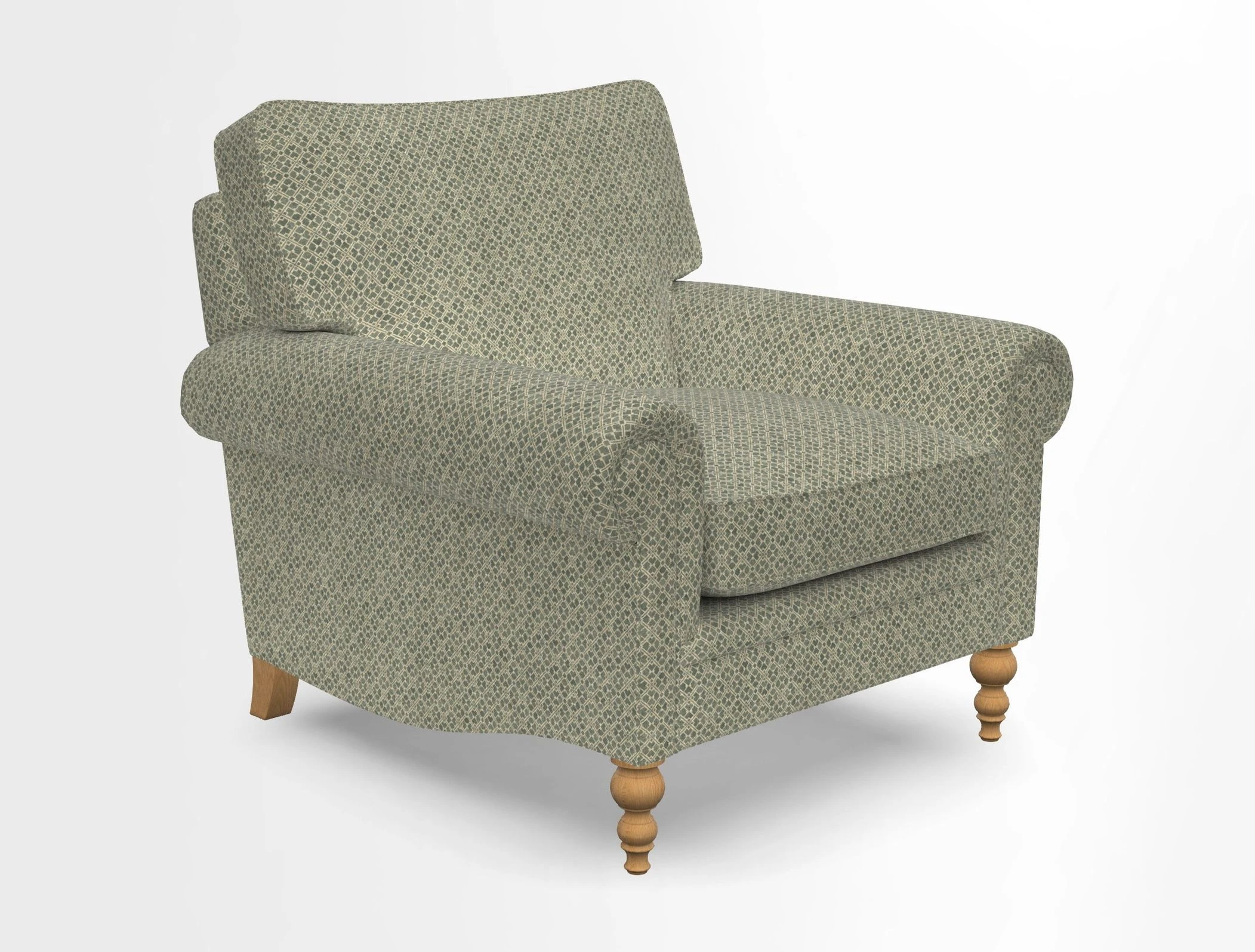Aldingbourne Chair in Grain Sack Stripe Linen Red