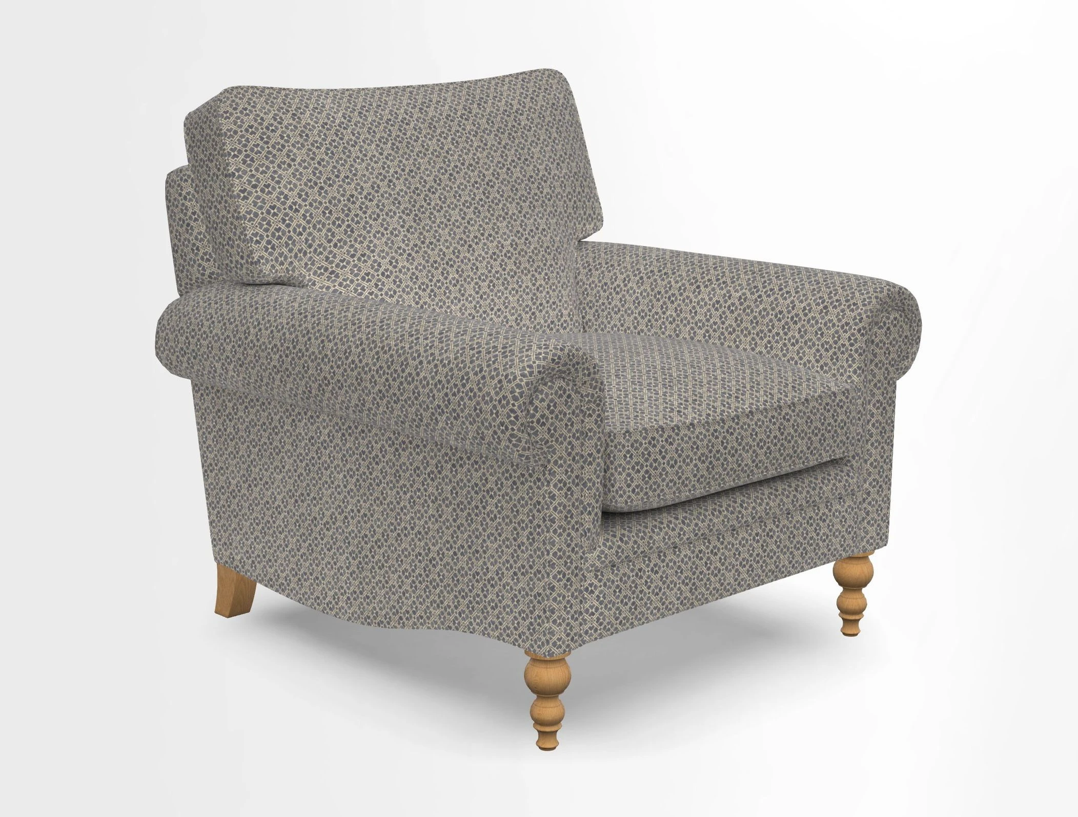 Aldingbourne Chair in Grain Sack Stripe Linen Red
