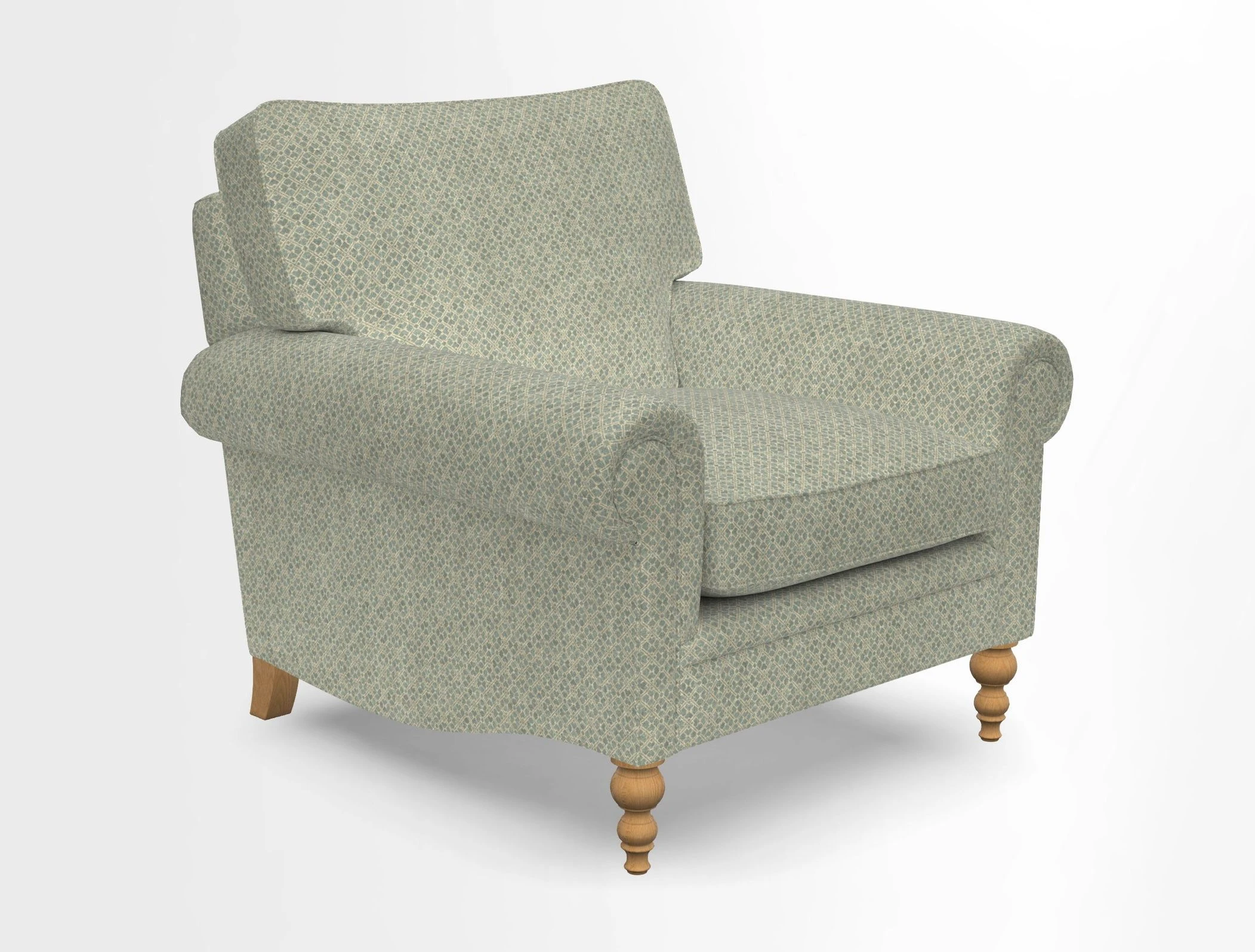 Aldingbourne Chair in Grain Sack Stripe Linen Red