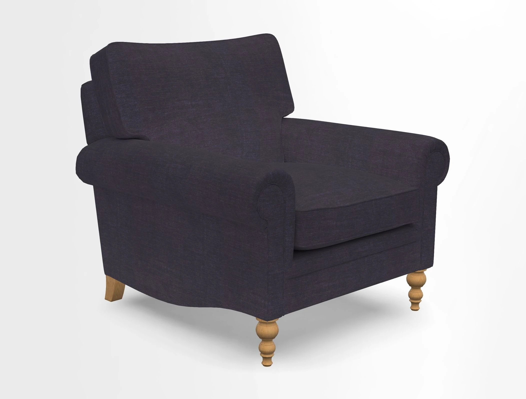 Aldingbourne Chair in Grain Sack Stripe Linen Red