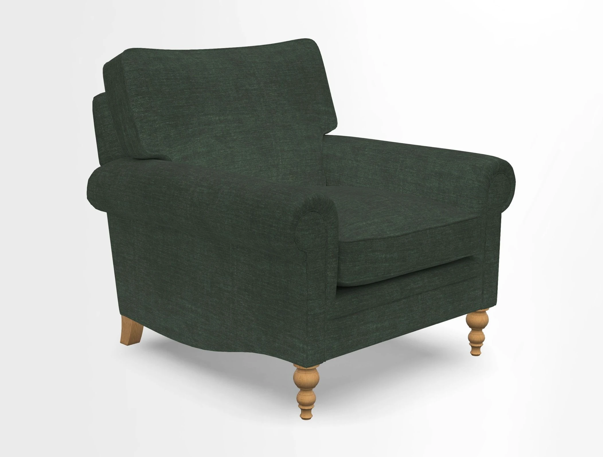 Aldingbourne Chair in Grain Sack Stripe Linen Red