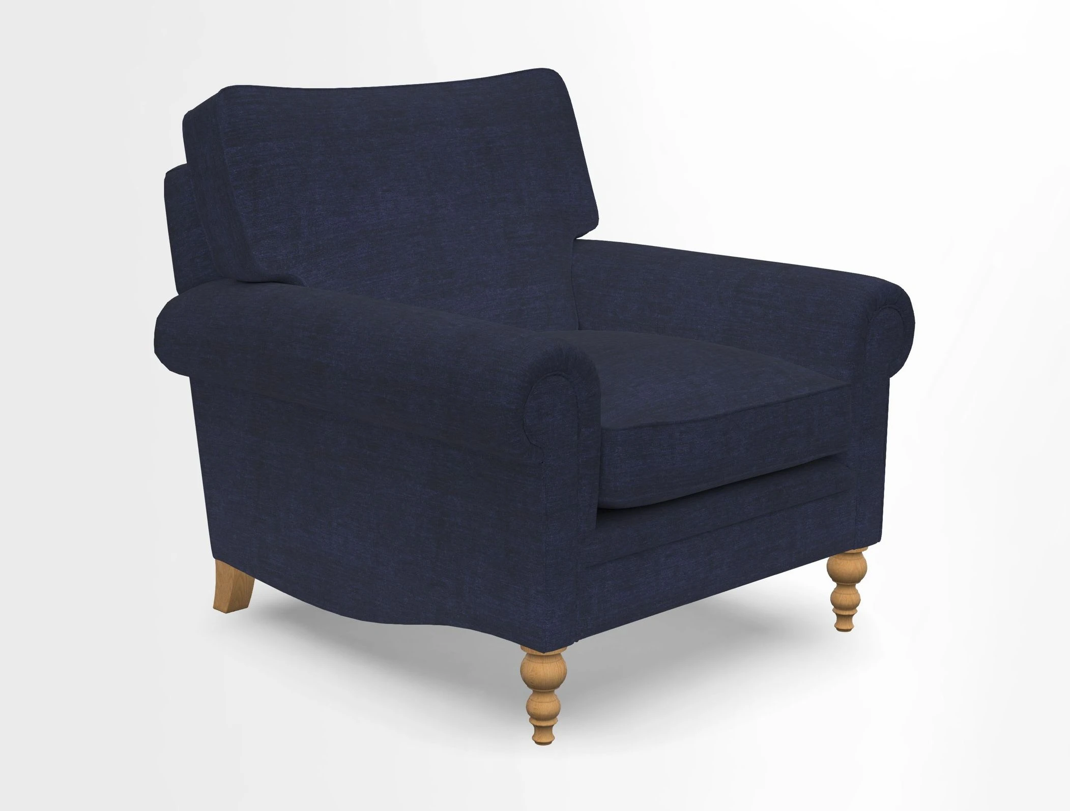 Aldingbourne Chair in Grain Sack Stripe Linen Red
