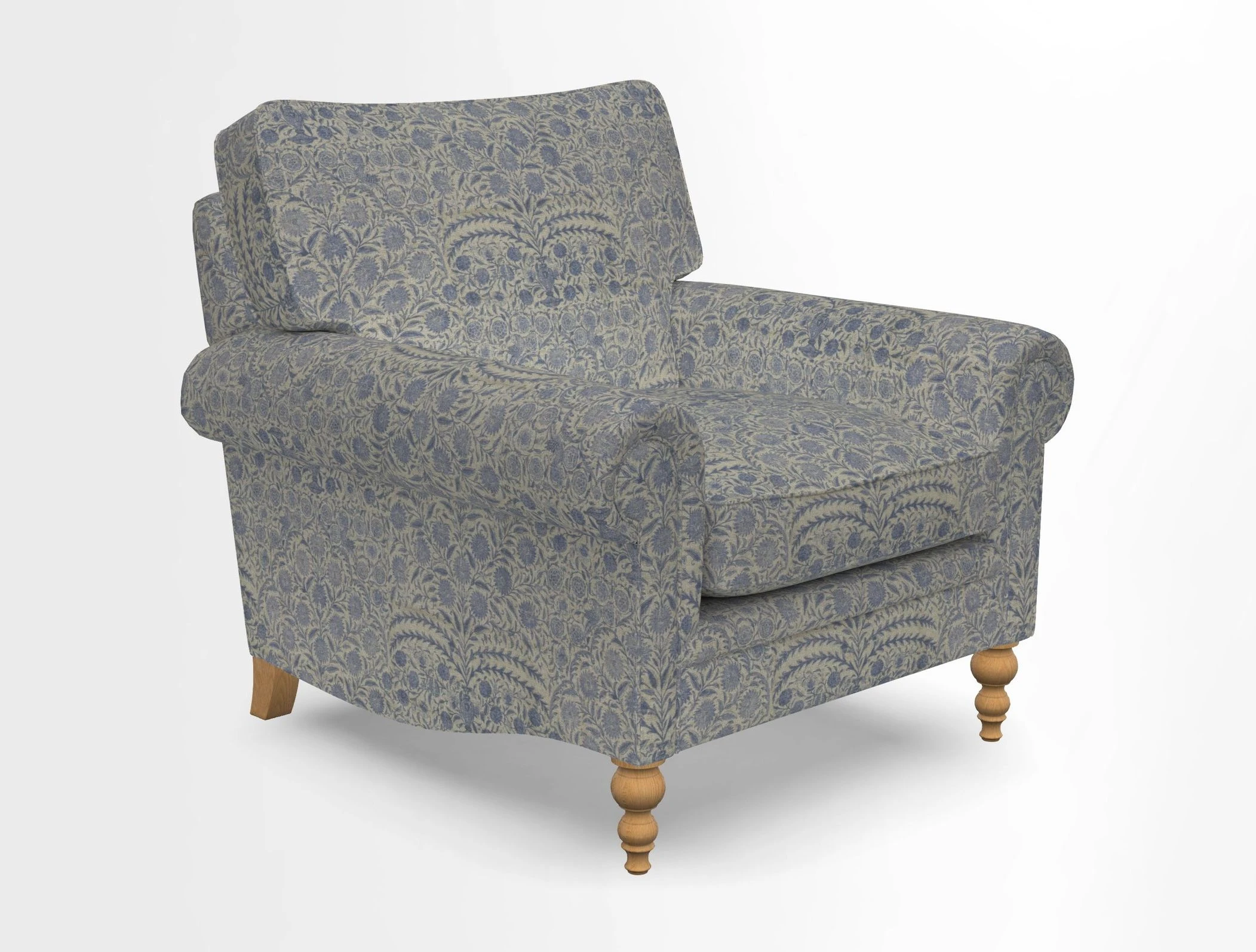 Aldingbourne Chair in Grain Sack Stripe Linen Red
