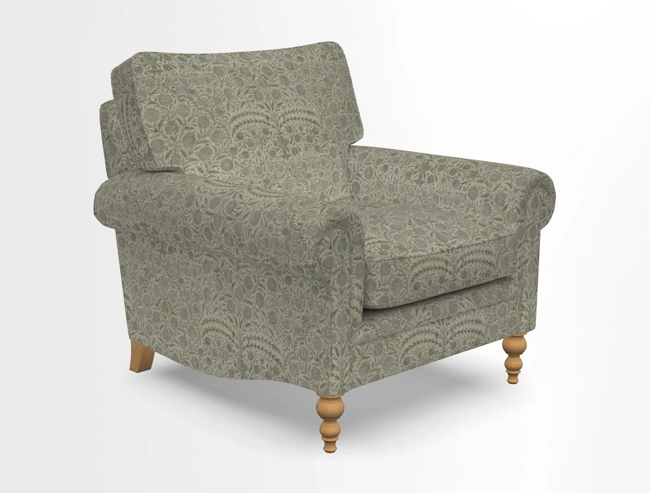 Aldingbourne Chair in Grain Sack Stripe Linen Red