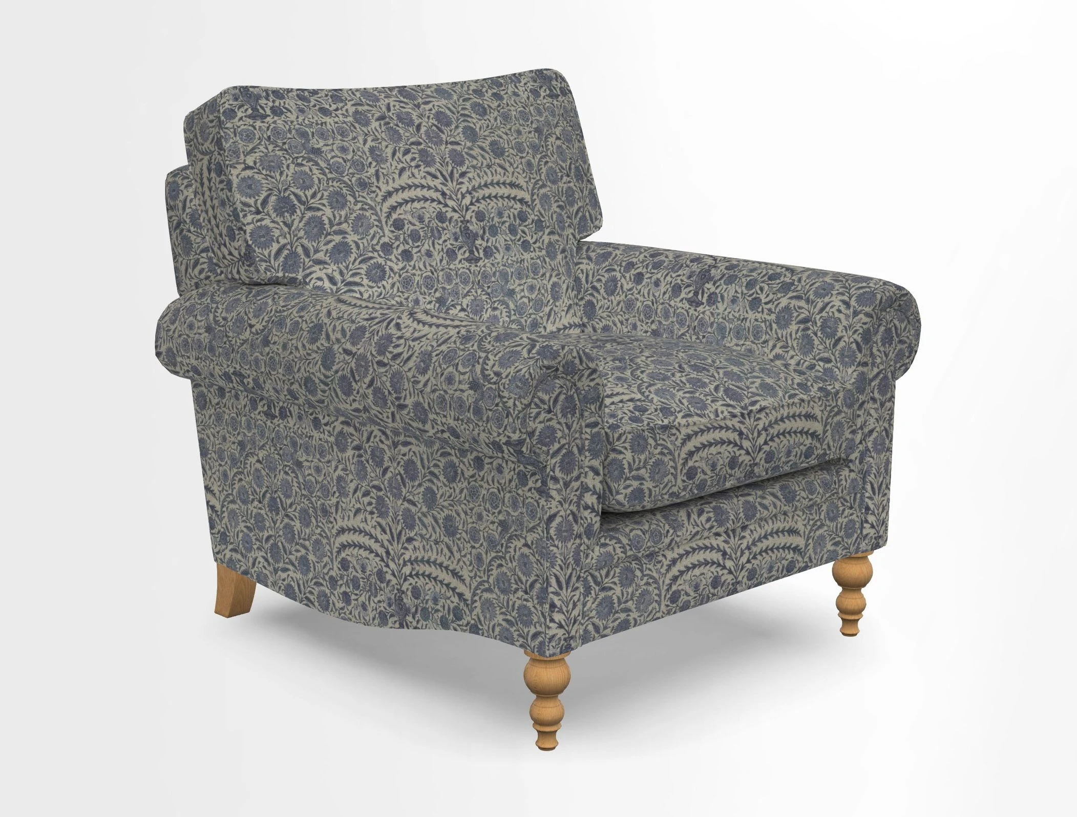 Aldingbourne Chair in Grain Sack Stripe Linen Red