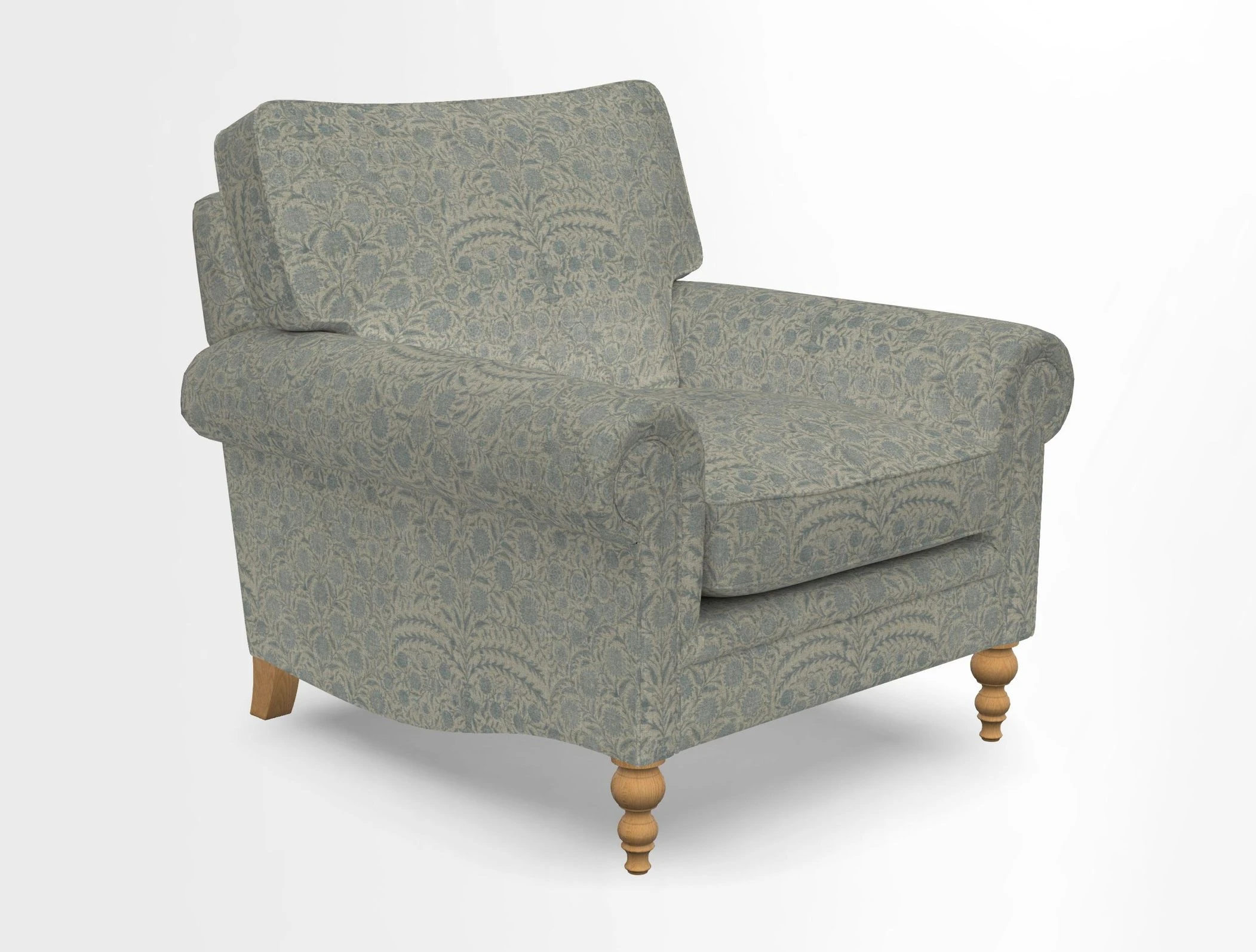 Aldingbourne Chair in Grain Sack Stripe Linen Red