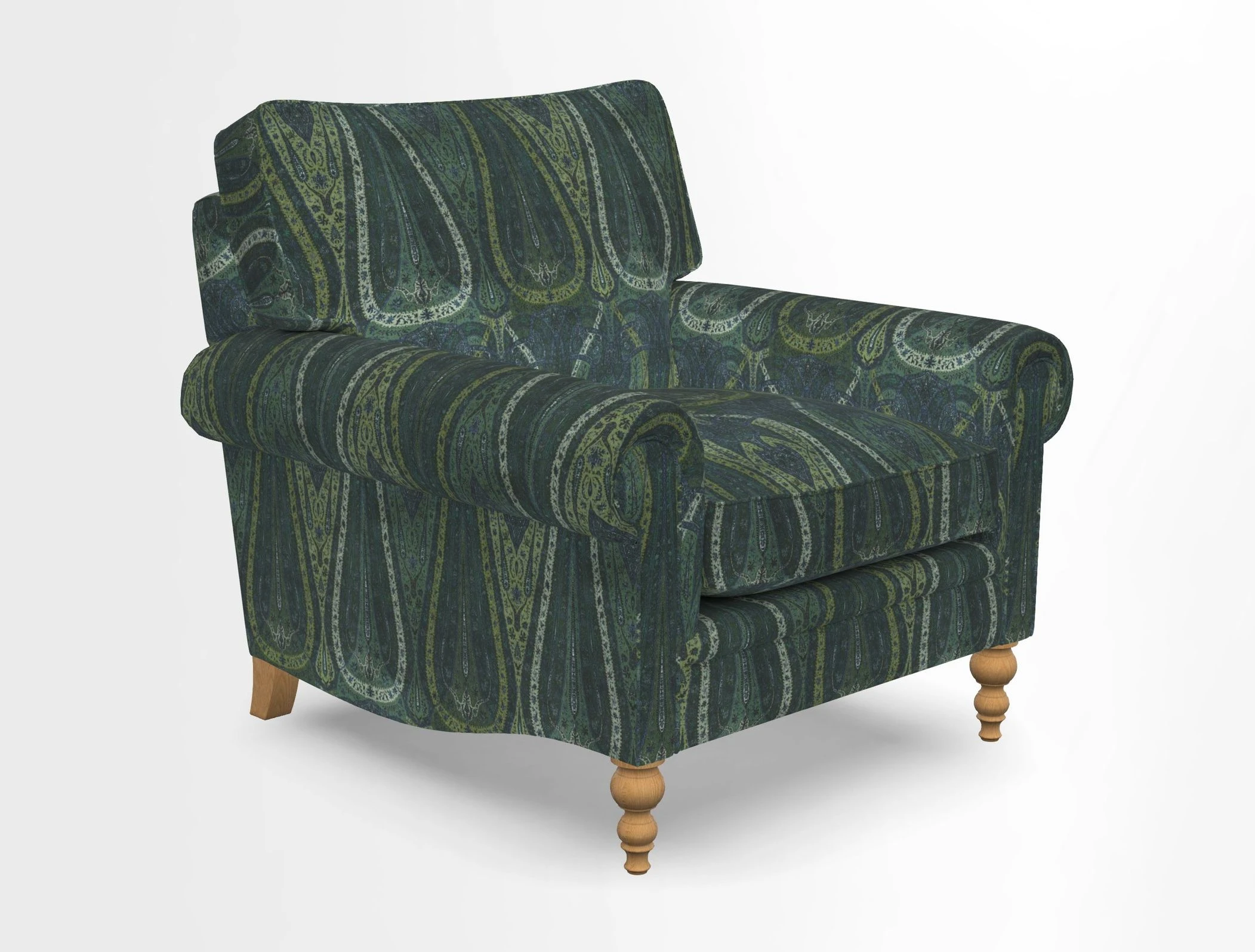 Aldingbourne Chair in Grain Sack Stripe Linen Red