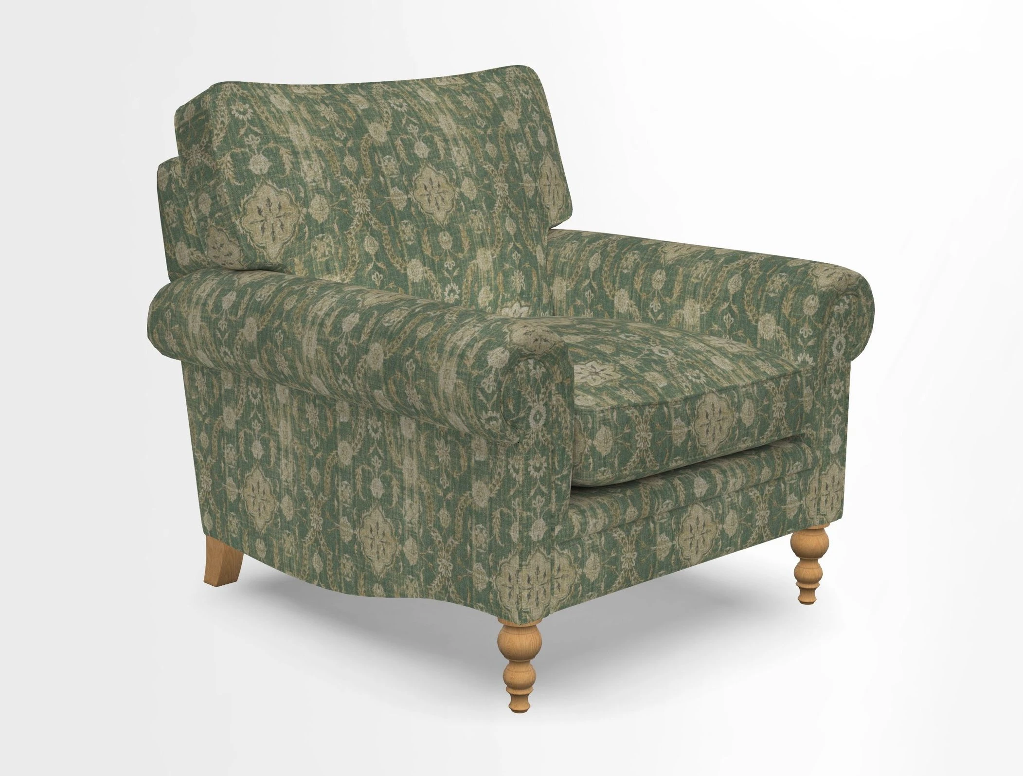 Aldingbourne Chair in Grain Sack Stripe Linen Red