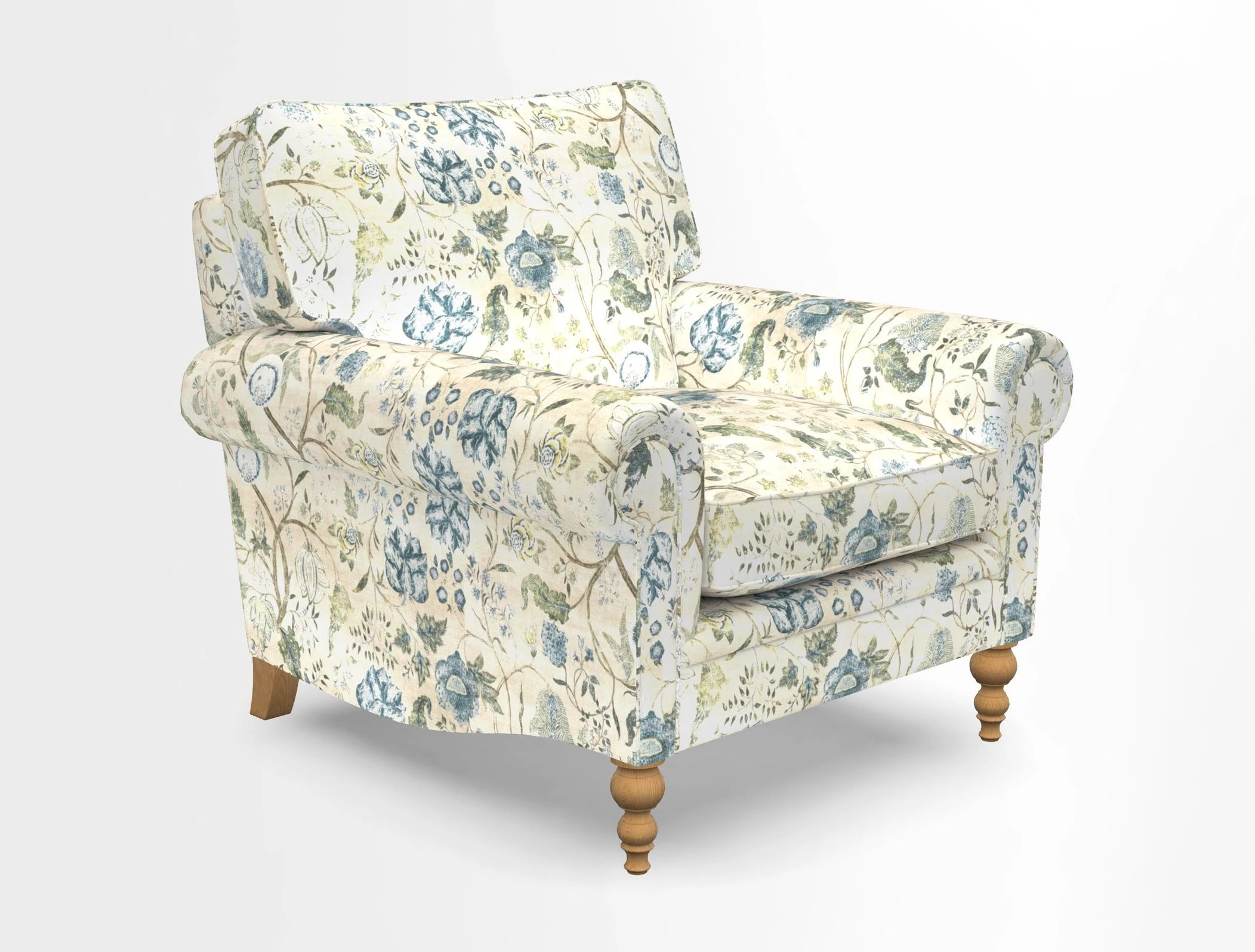Aldingbourne Chair in Grain Sack Stripe Linen Red