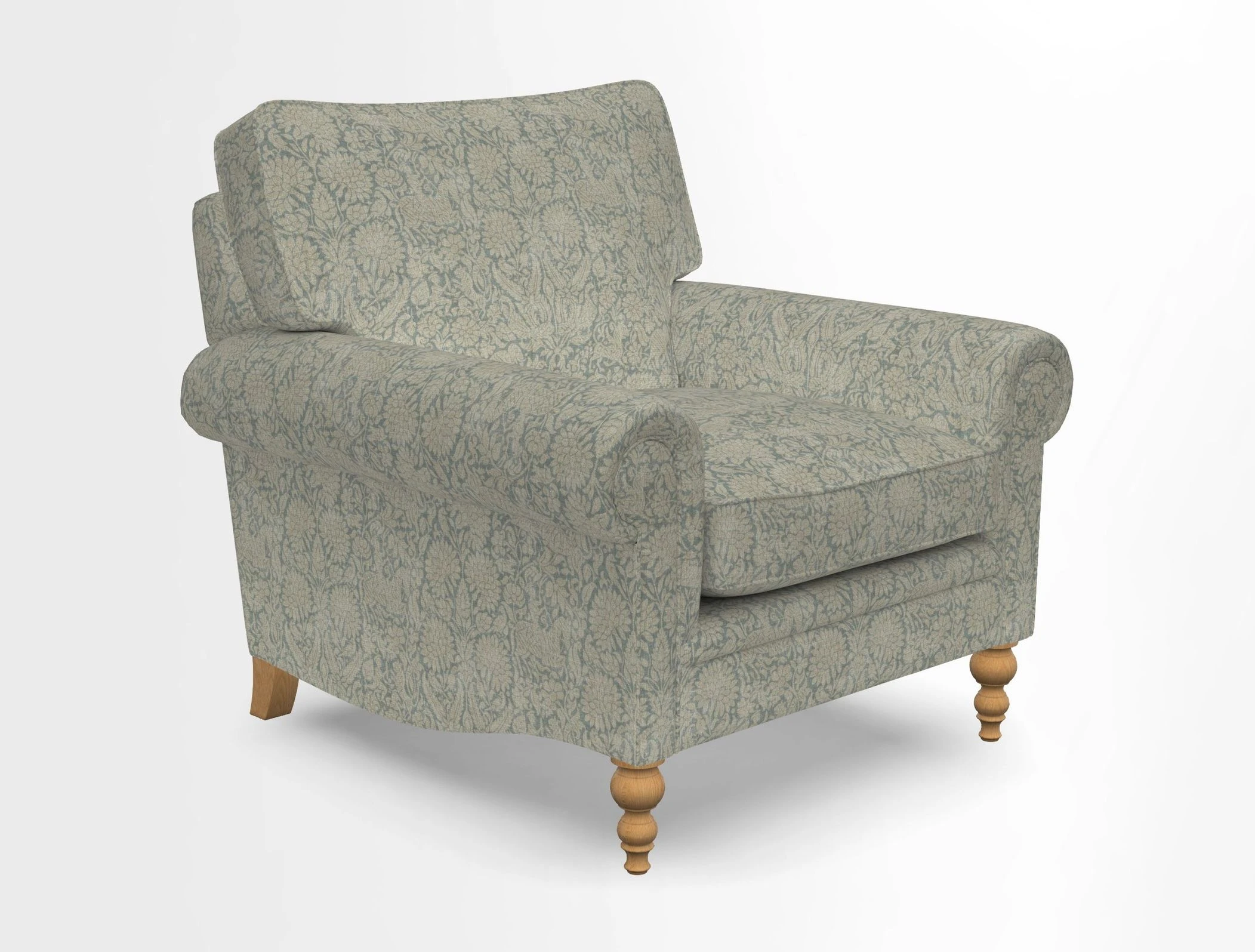 Aldingbourne Chair in Grain Sack Stripe Linen Red