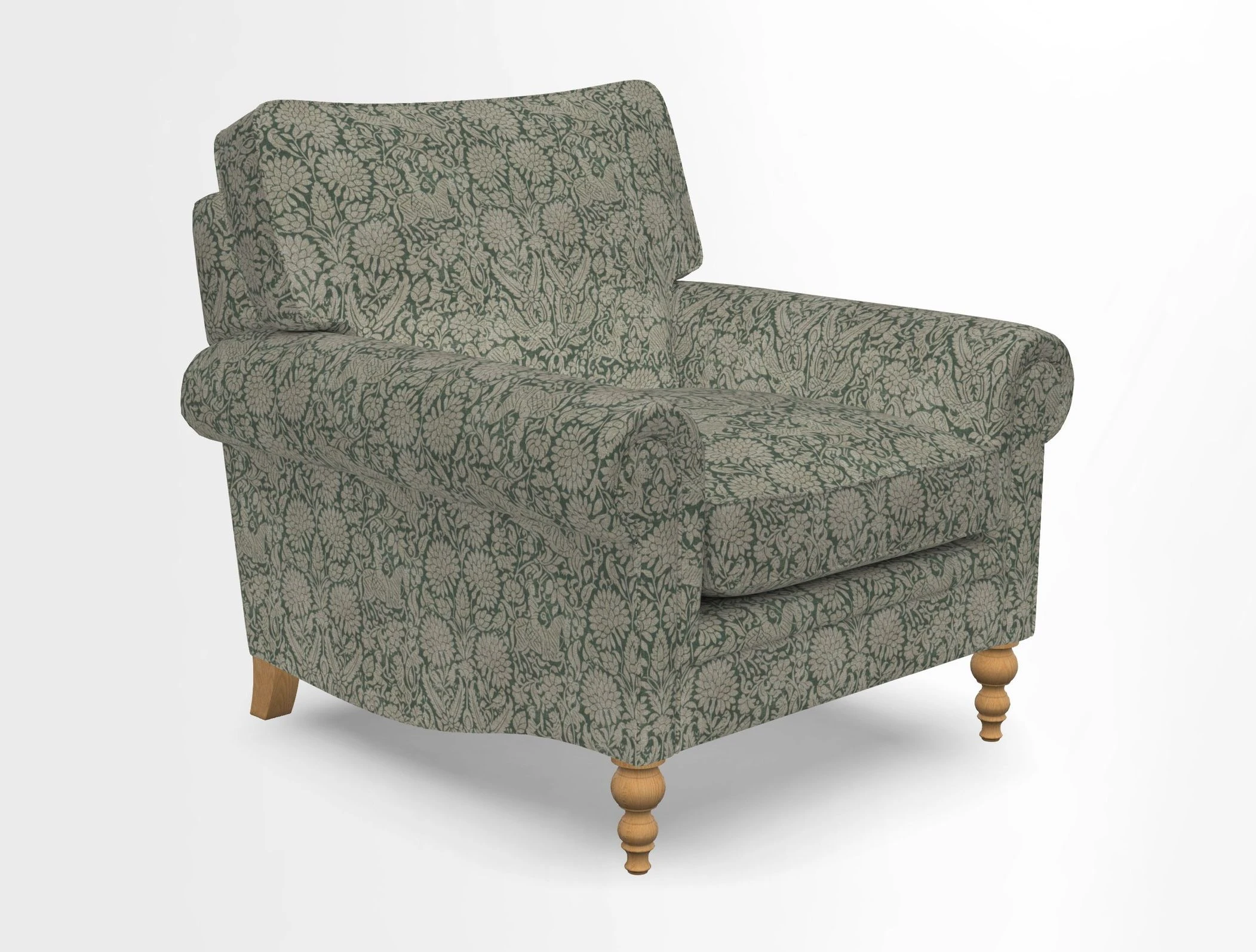 Aldingbourne Chair in Grain Sack Stripe Linen Red