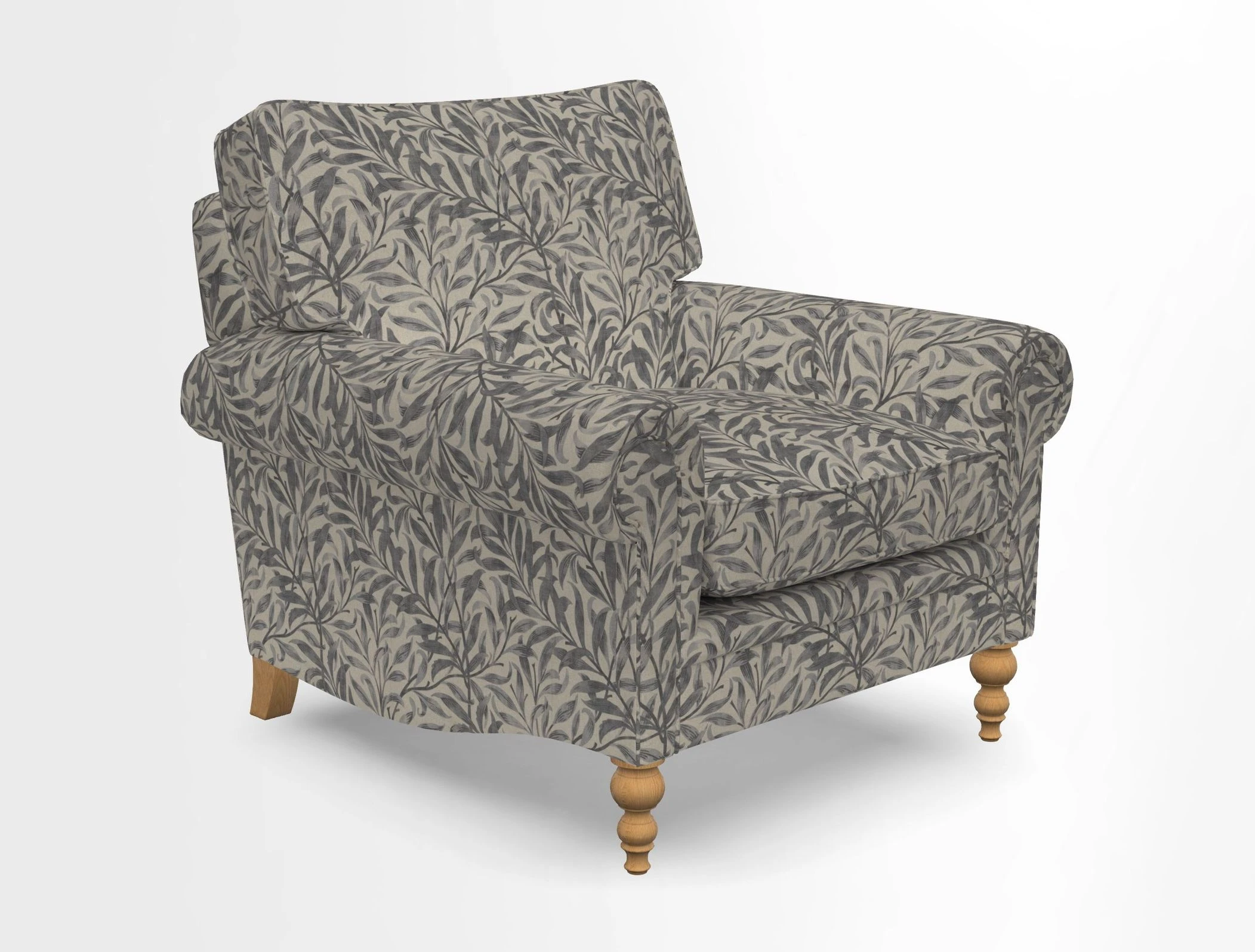 Aldingbourne Chair in Grain Sack Stripe Linen Red