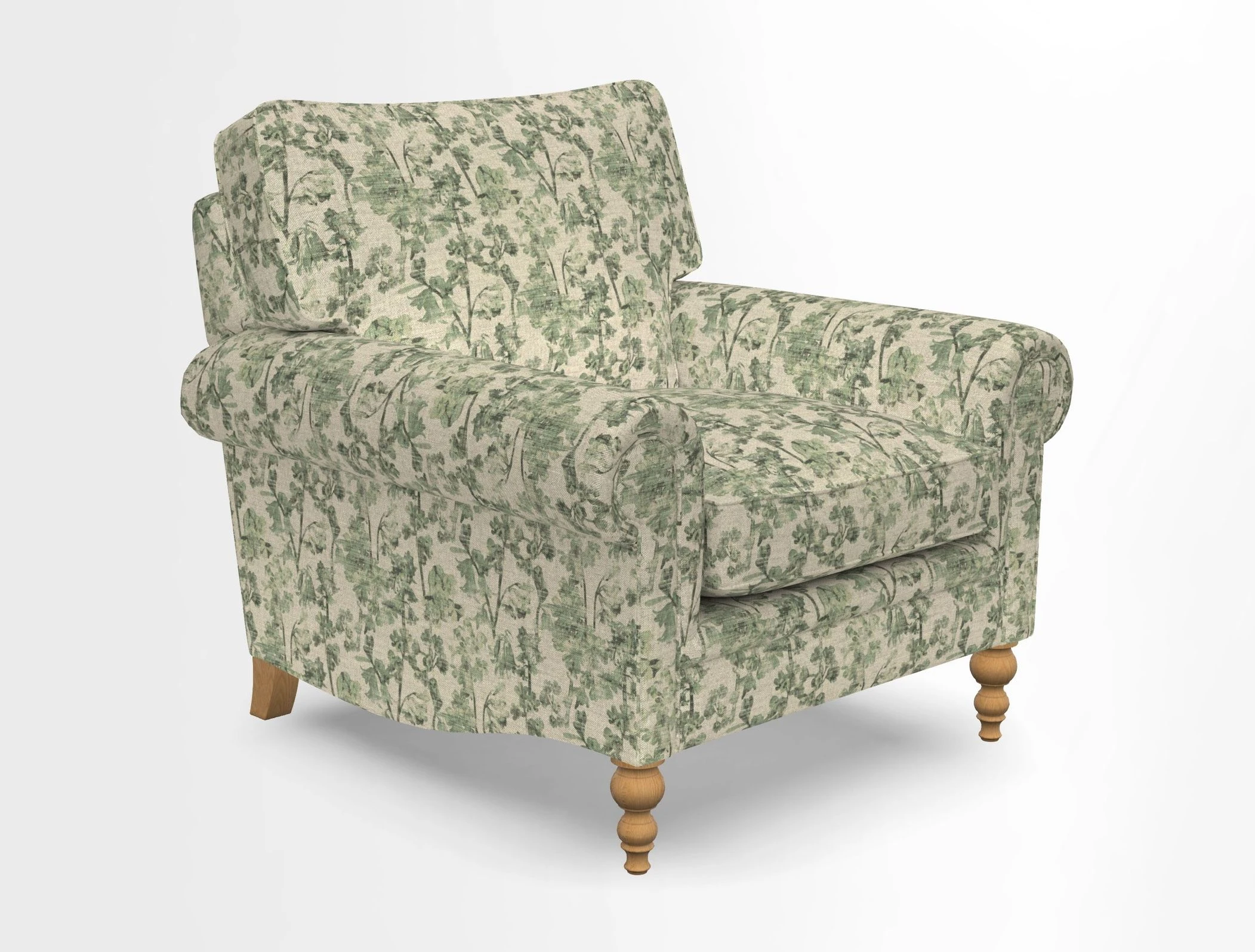 Aldingbourne Chair in Grain Sack Stripe Linen Red