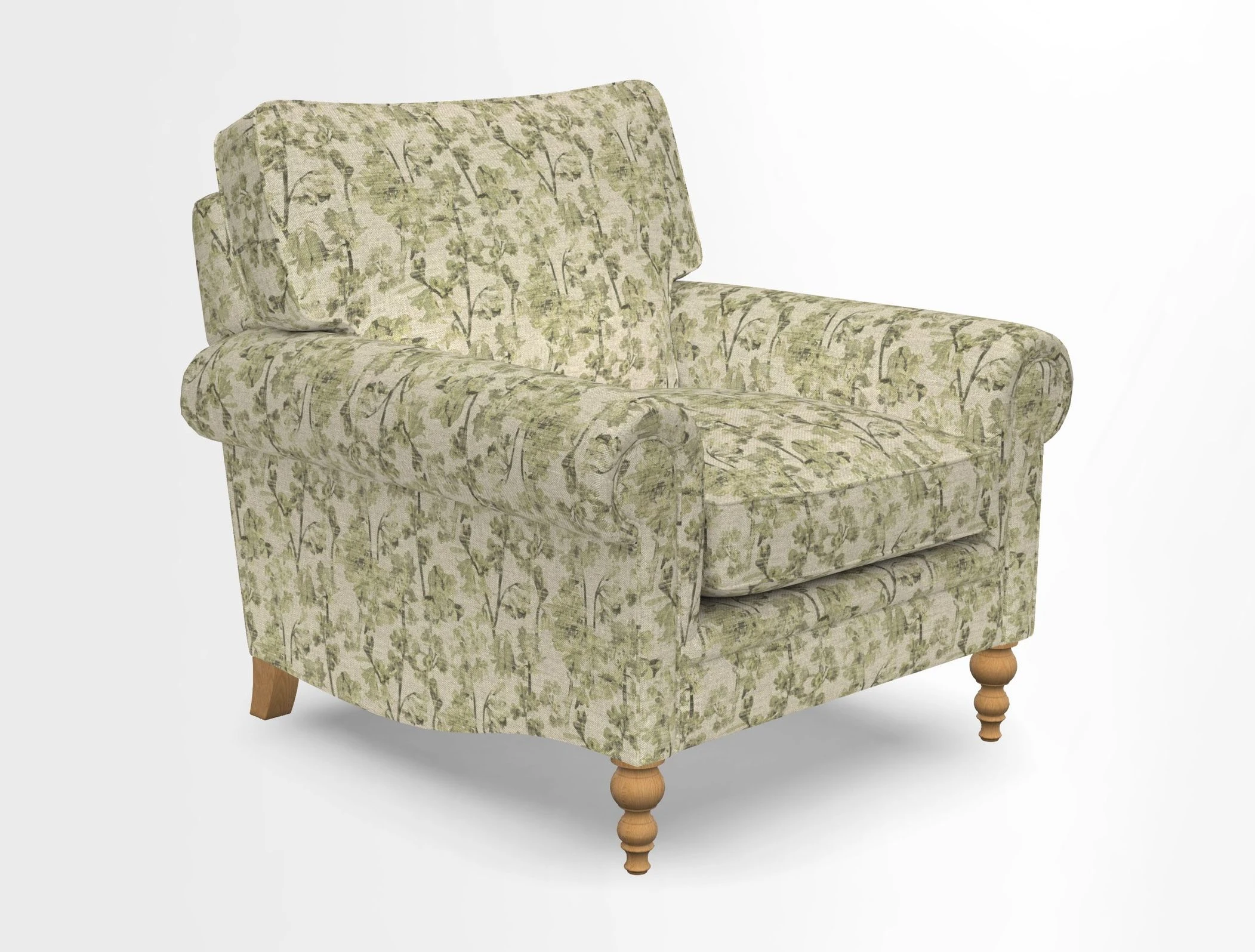 Aldingbourne Chair in Grain Sack Stripe Linen Red