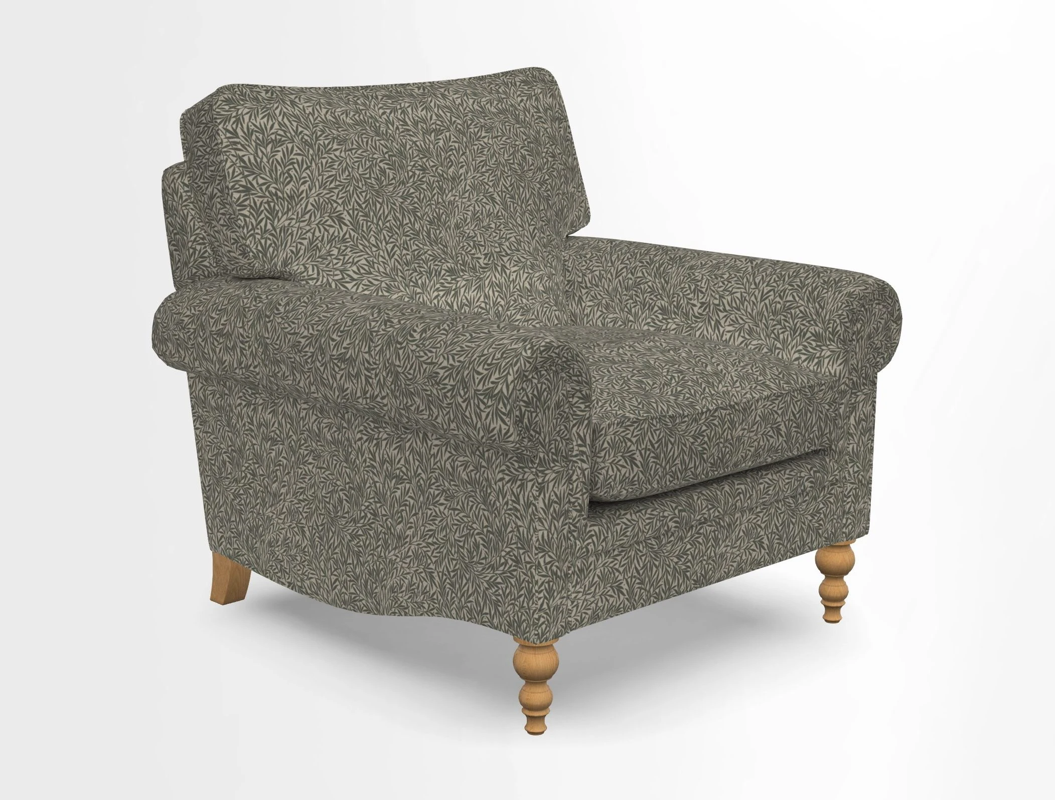 Aldingbourne Chair in Grain Sack Stripe Linen Red
