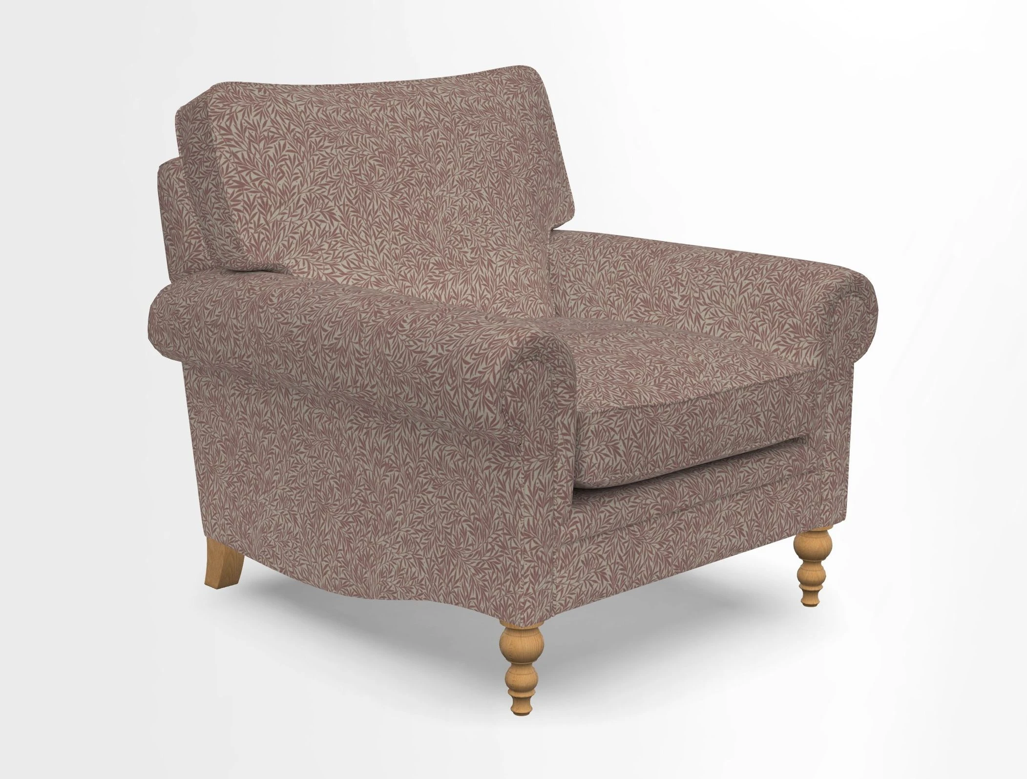 Aldingbourne Chair in Grain Sack Stripe Linen Red