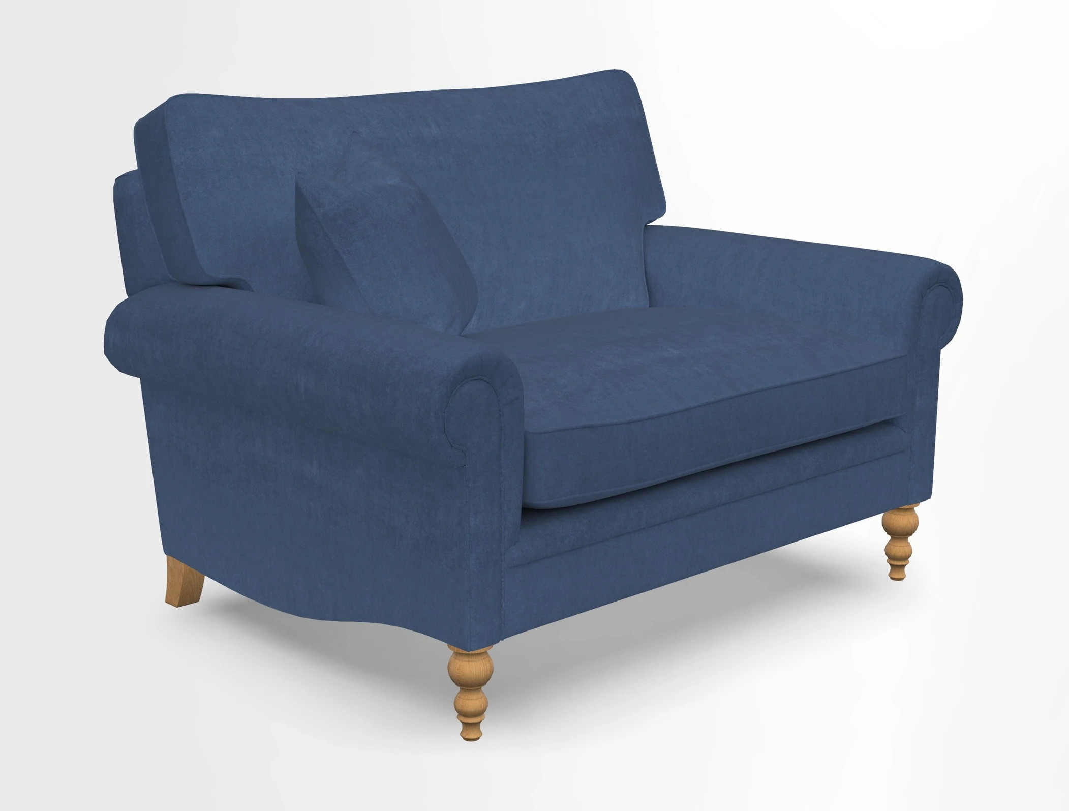 Aldingbourne 3 seater sofa in Grain Sack Stripe Linen Red