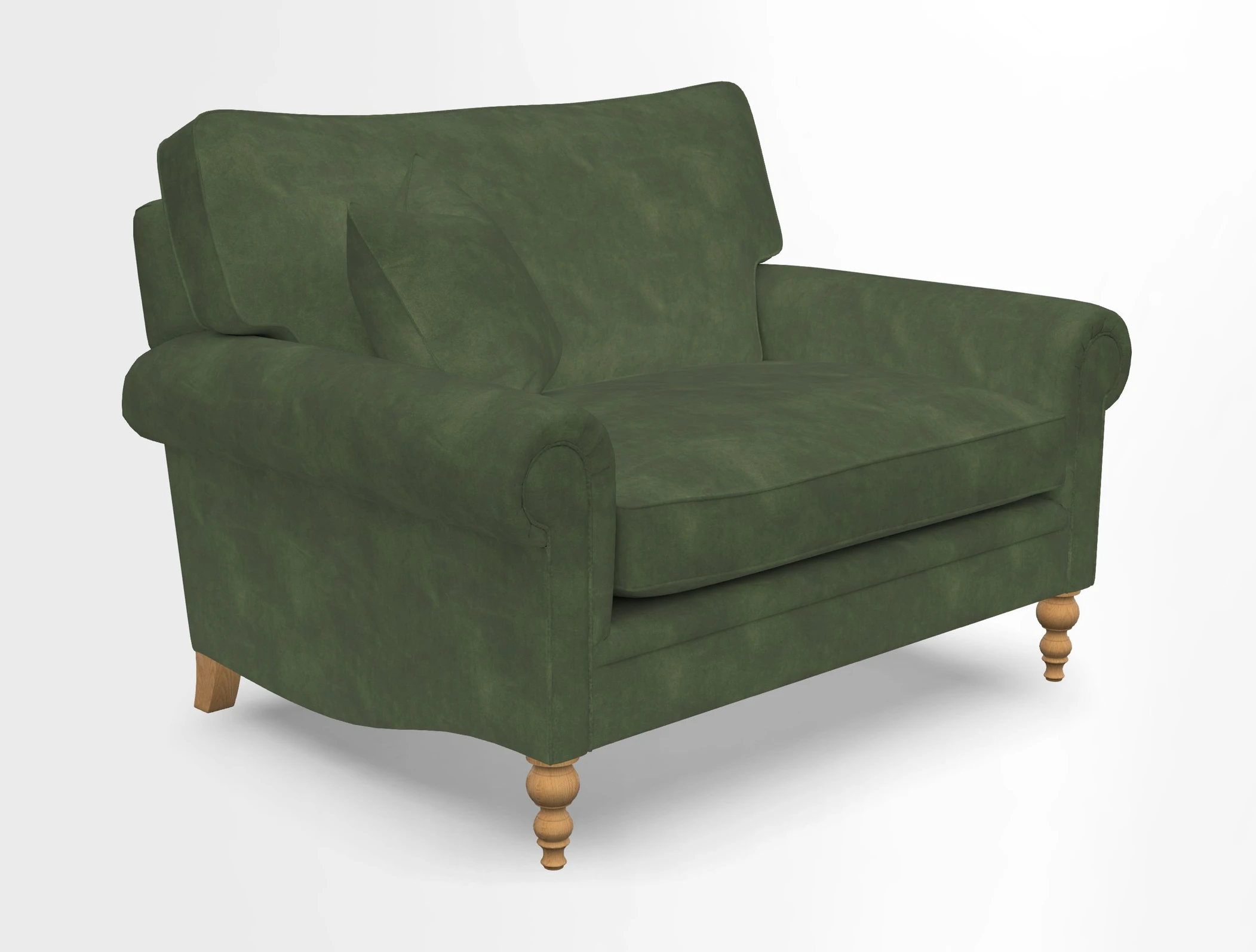 Aldingbourne 3 seater sofa in Grain Sack Stripe Linen Red